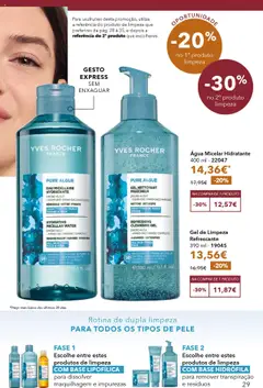 Pré-visualização Yves Rocher catálogo 13 válido de 17.10.2025 | Página: 29 | Produtos: Agua, Maquilhagem, Base, Gel de limpeza