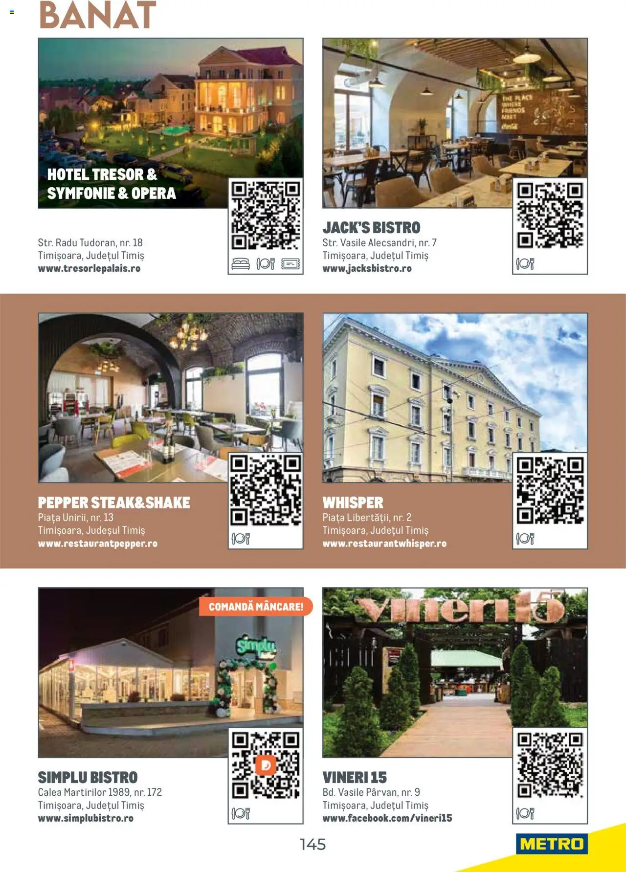 Metro catalog - Ghid de călătorie România – valabil de la 01.08.2025 | Pagină: 145
