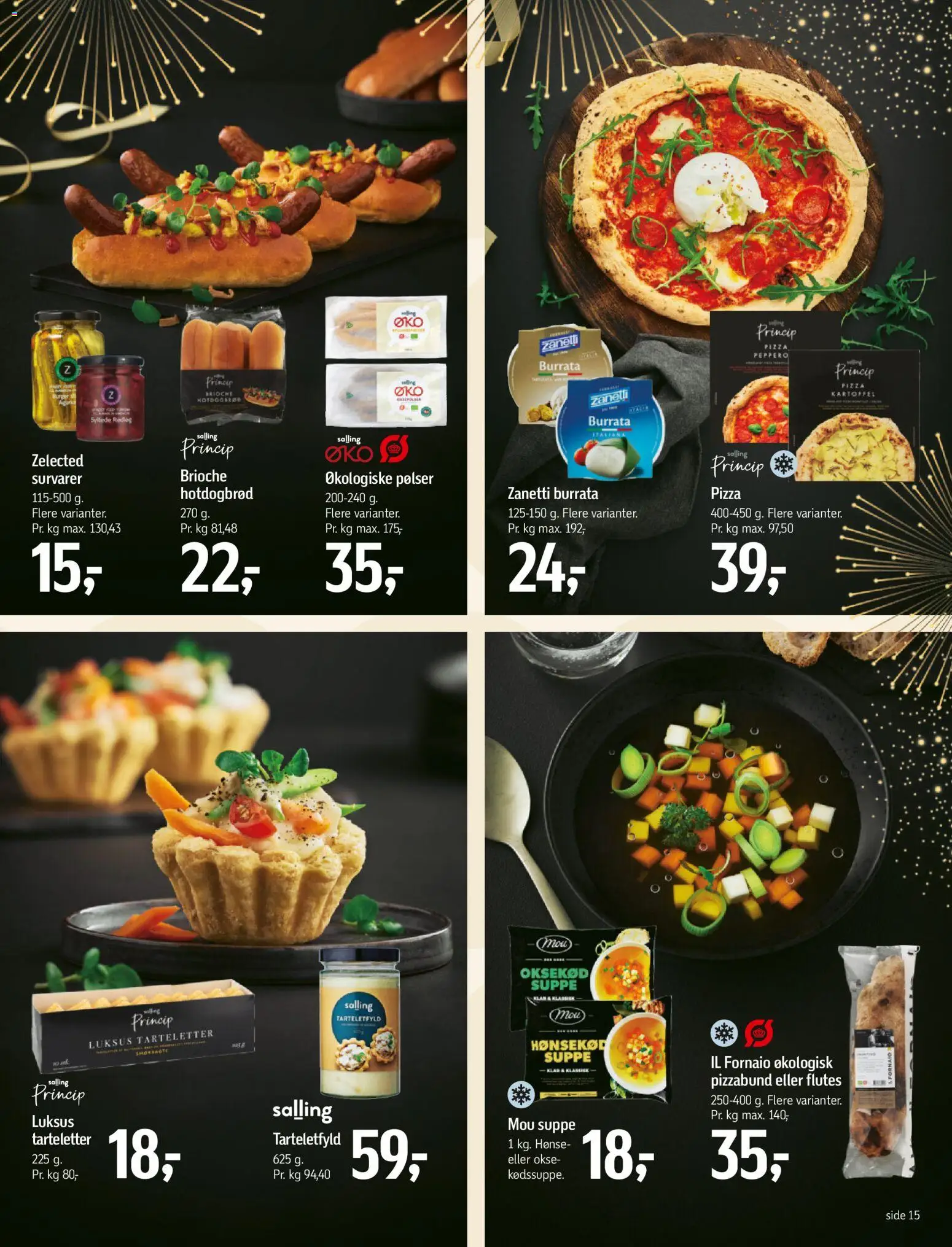 Føtex tilbudsavis – gyldig fra 27.12.2025 | Side: 17 | Produkter: Pølser, Pizza, Cebola, Tarteletter