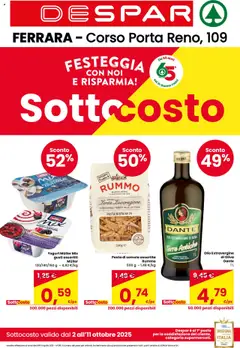Anteprima del volantino Despar Ferrara catalogo valido a partire dal 02.10.2025