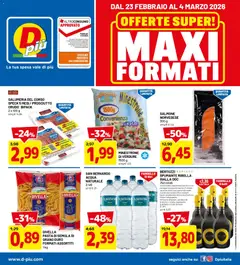 Anteprima del volantino Volantino D Più	 valido a partire dal 23.02.2026