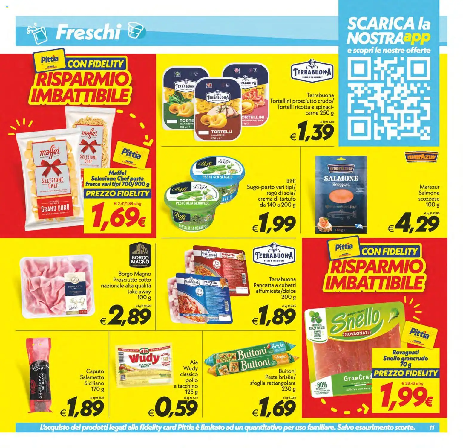 Volantino SuperConveniente del 03.02.2026 | Pagina: 11 | Prodotti: Prosciutto Crudo, Pollo, Tacchino, Prosciutto