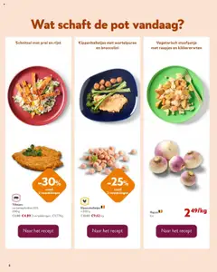 OKay - Folder - Voorbeeld van een folder van OKay, geldig van 22.10.2025 | Pagina: 8 | Producten: Schnitzel, Prei, Kikkererwten, Pot