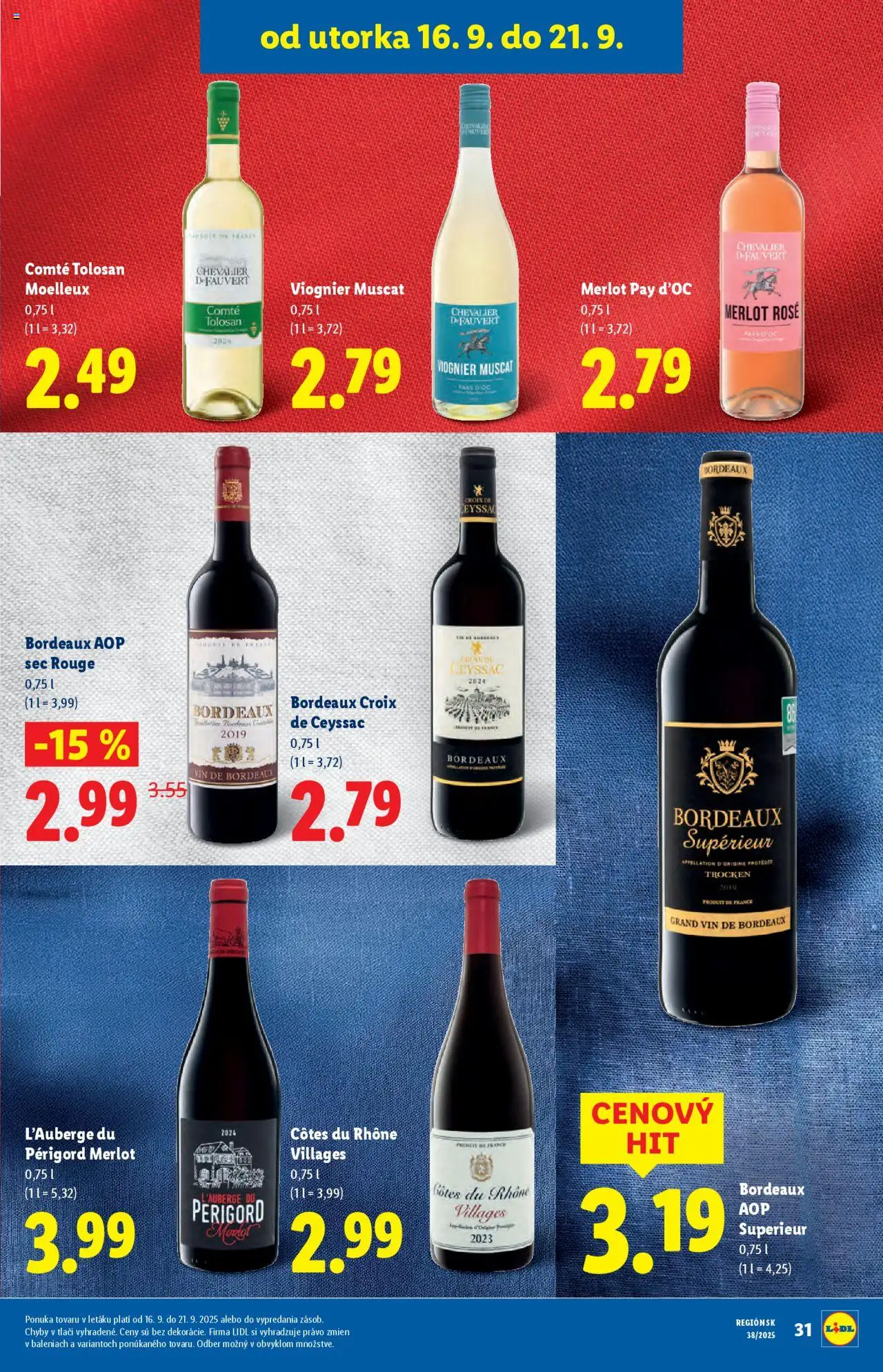 Nové Lidl akcie – leták je platný od 16.09.2025 | Strana: 35