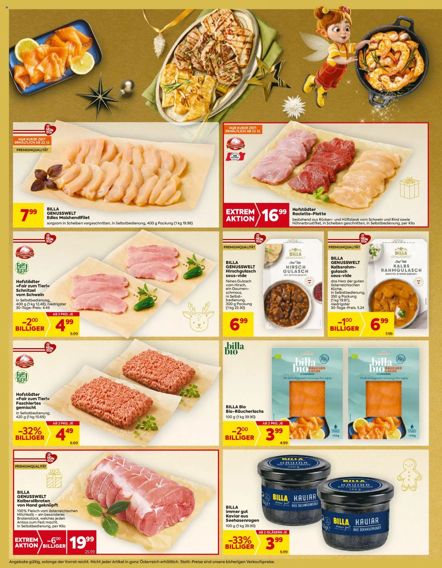 Billa AT akciós ujság - amely érvényes a következő dátumtól: 18.12.2025 | Oldal: 6 | Termékek: Kaviár