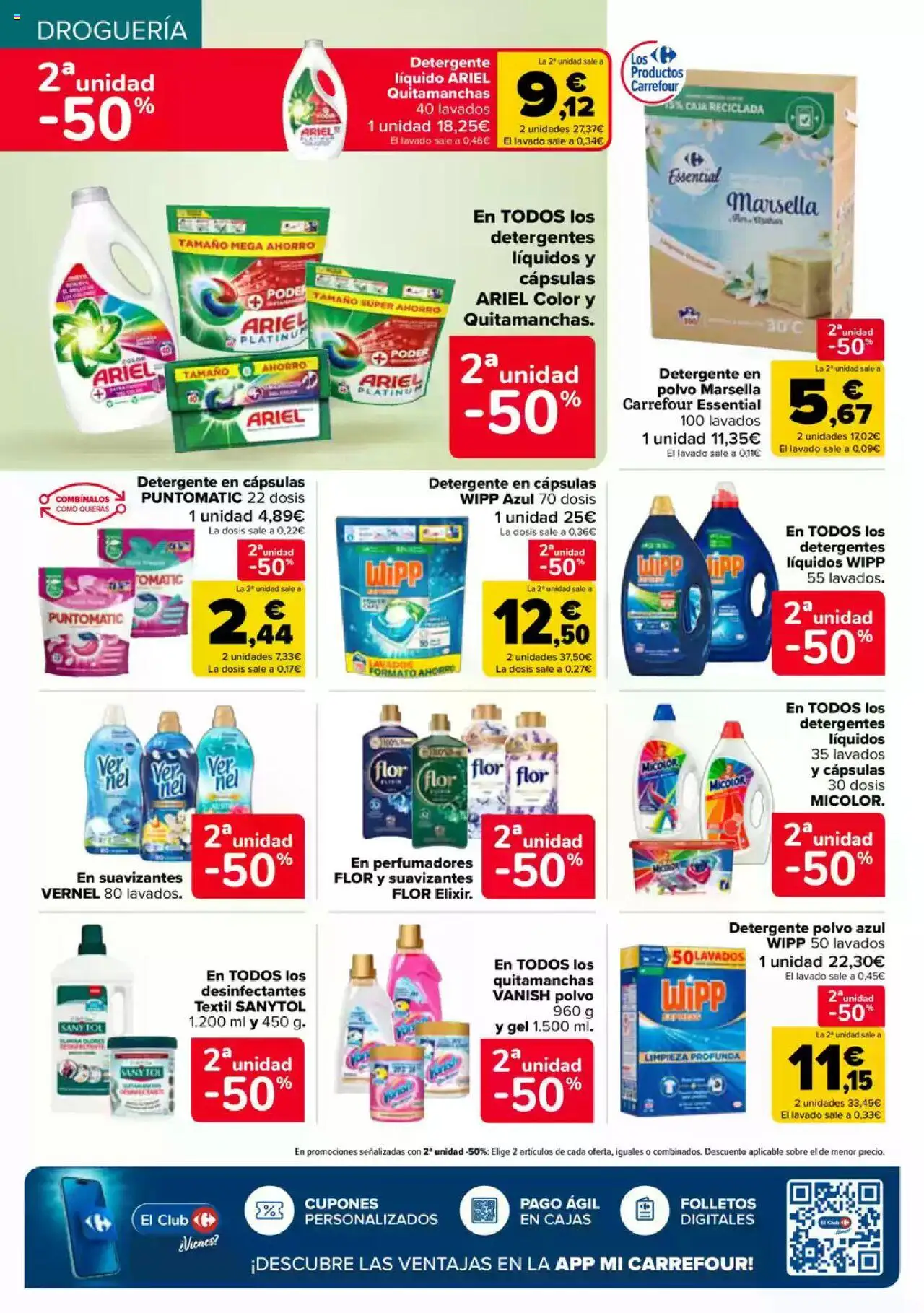 Carrefour folleto │ válido desde el 08.08.2025 | Página: 56 | Productos: Polvo, Quitamanchas, Detergente, Caja