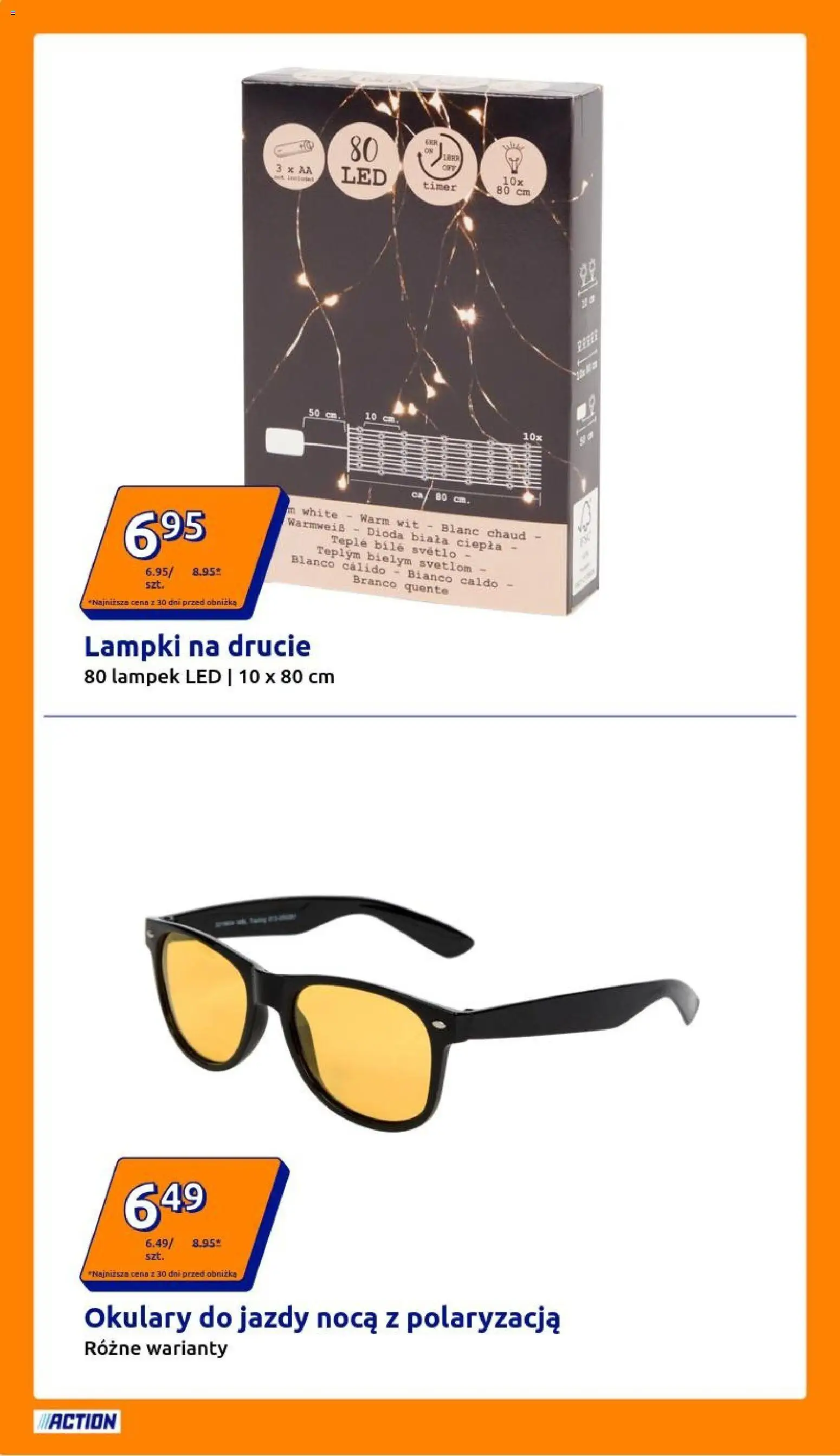 Action Gazetka od 05.11.2025 | Strona: 14 | Produkty: Okulary, Lampki