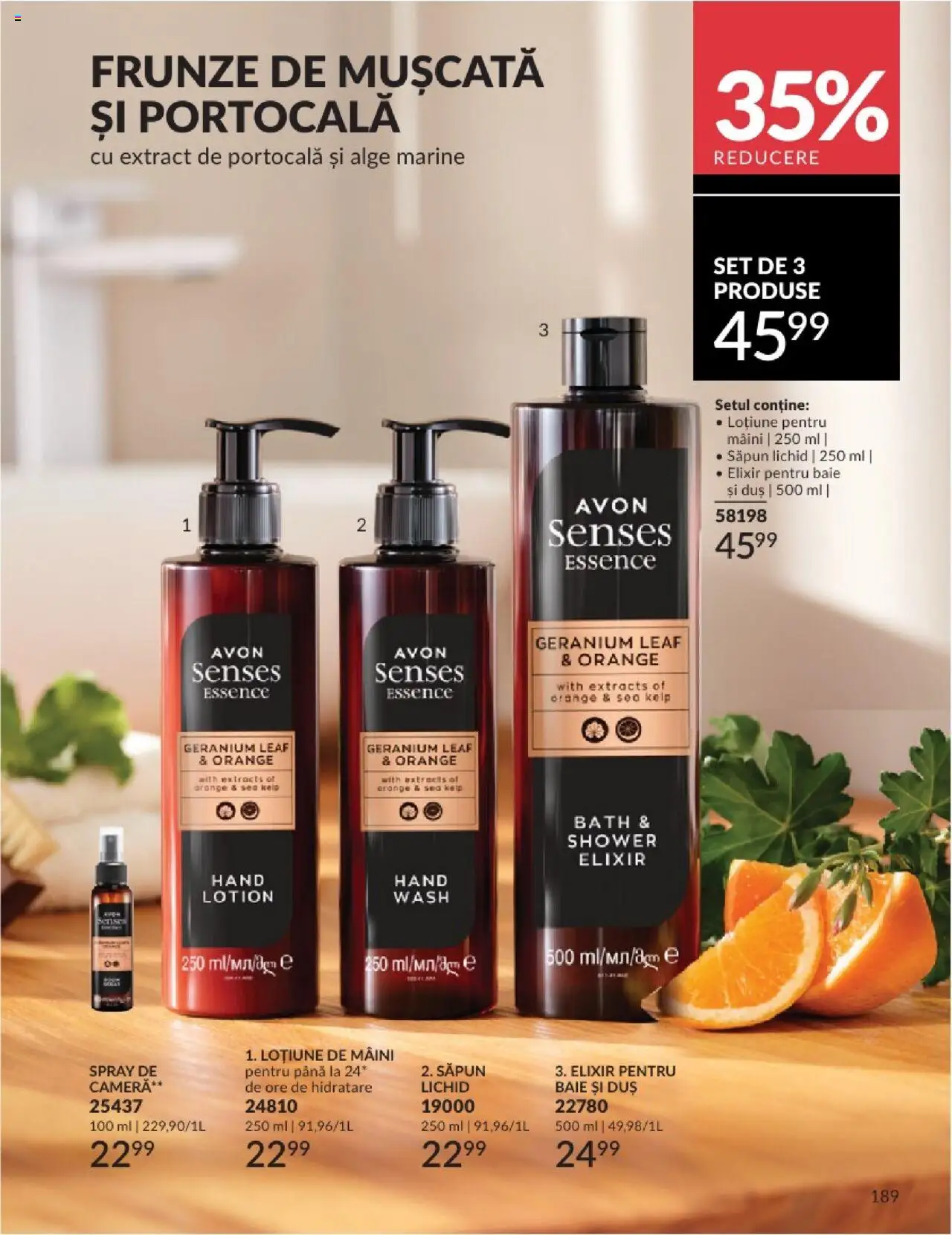 Catalog Avon - 06 2025 – valabil de la 01.06.2025 | Pagină: 189 | Produse: Elixir, Cameră, Săpun, Săpun lichid