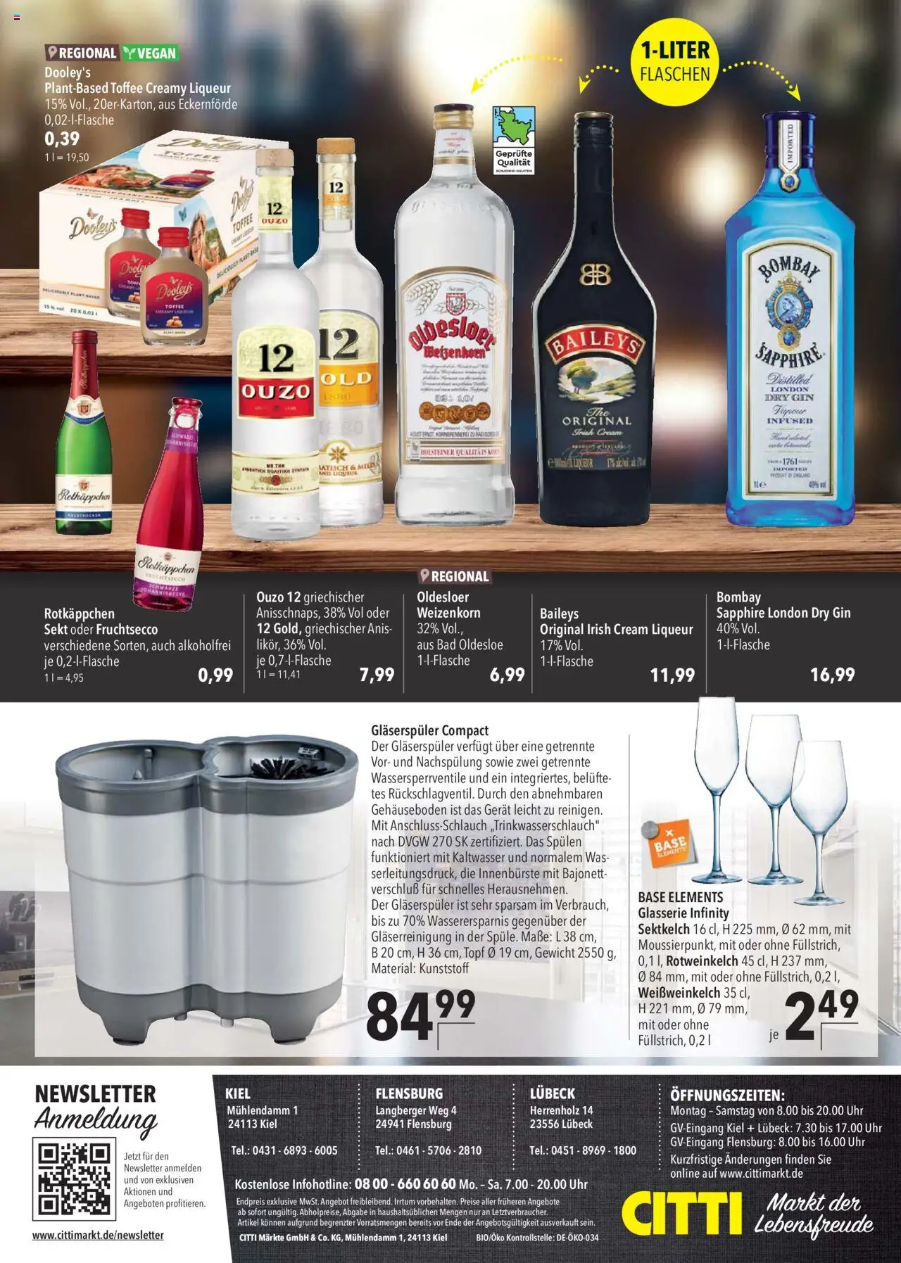 CITTI Markt - Aktuelle Angebote für Profis - gültig ab dem 27.08.2025 | Seite: 8 | Produkte: Gewicht, Bad, Fruchtsecco, Gin