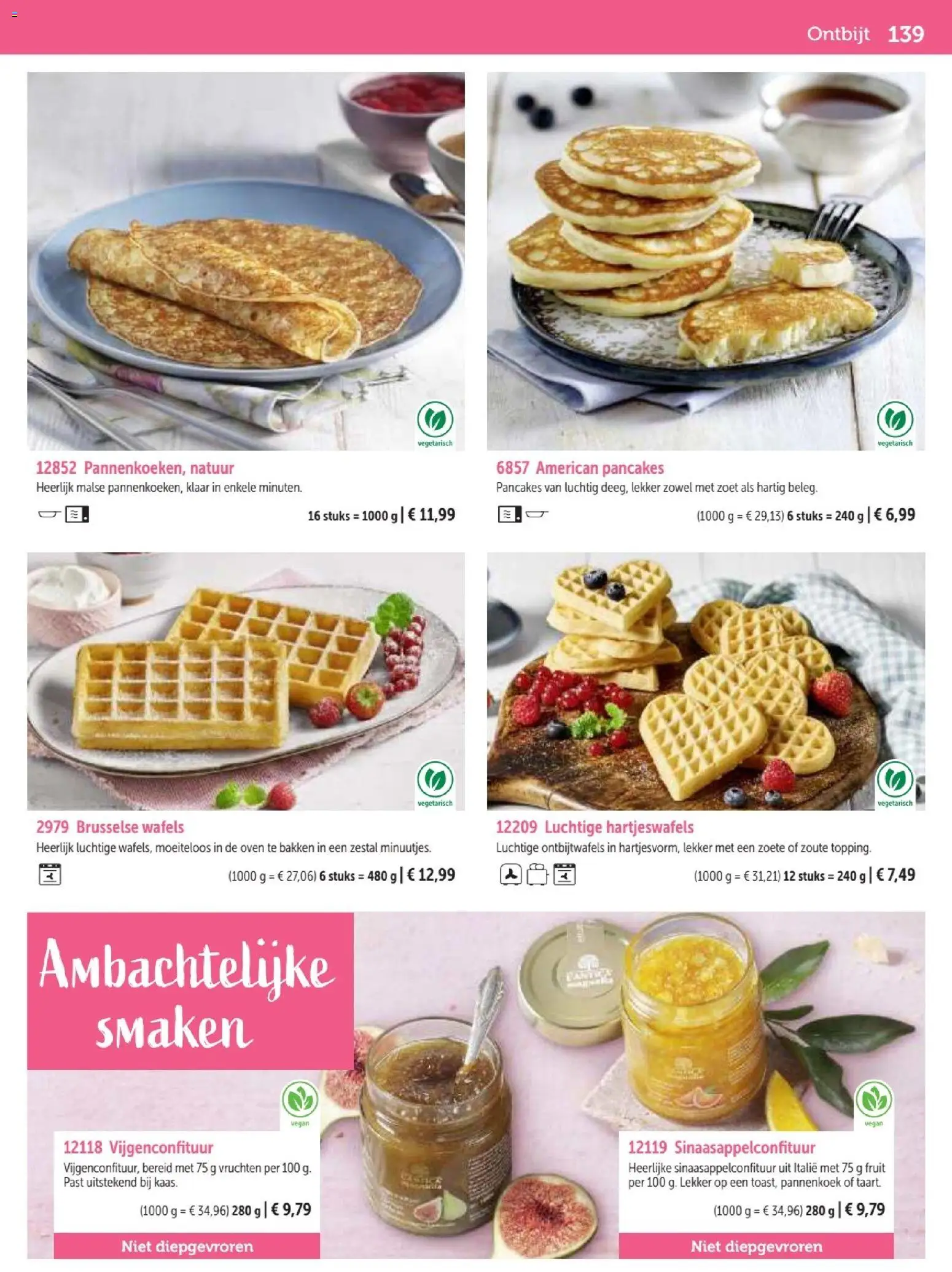 {H1} | Pagina: 139 | Producten: Pannenkoek, Wafels, Oven, Fruit
