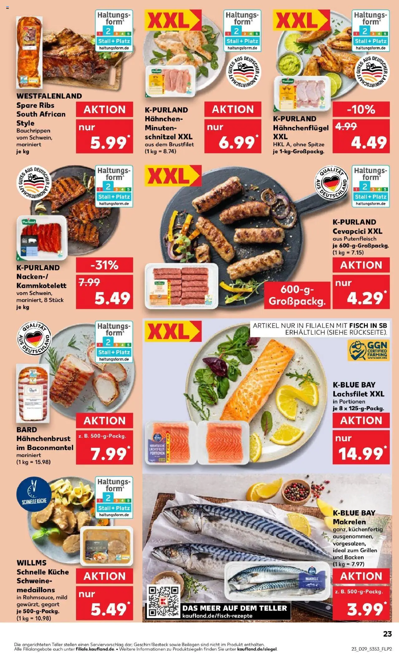 Kaufland prospekt Itzehoe	 - gültig ab dem 21.07.2025 | Seite: 36 | Produkte: Küche, Spare ribs, Cevapcici, Hahnchenbrust