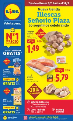 Vista previa Lidl Señorío Plaza válido desde el 09.03.2026