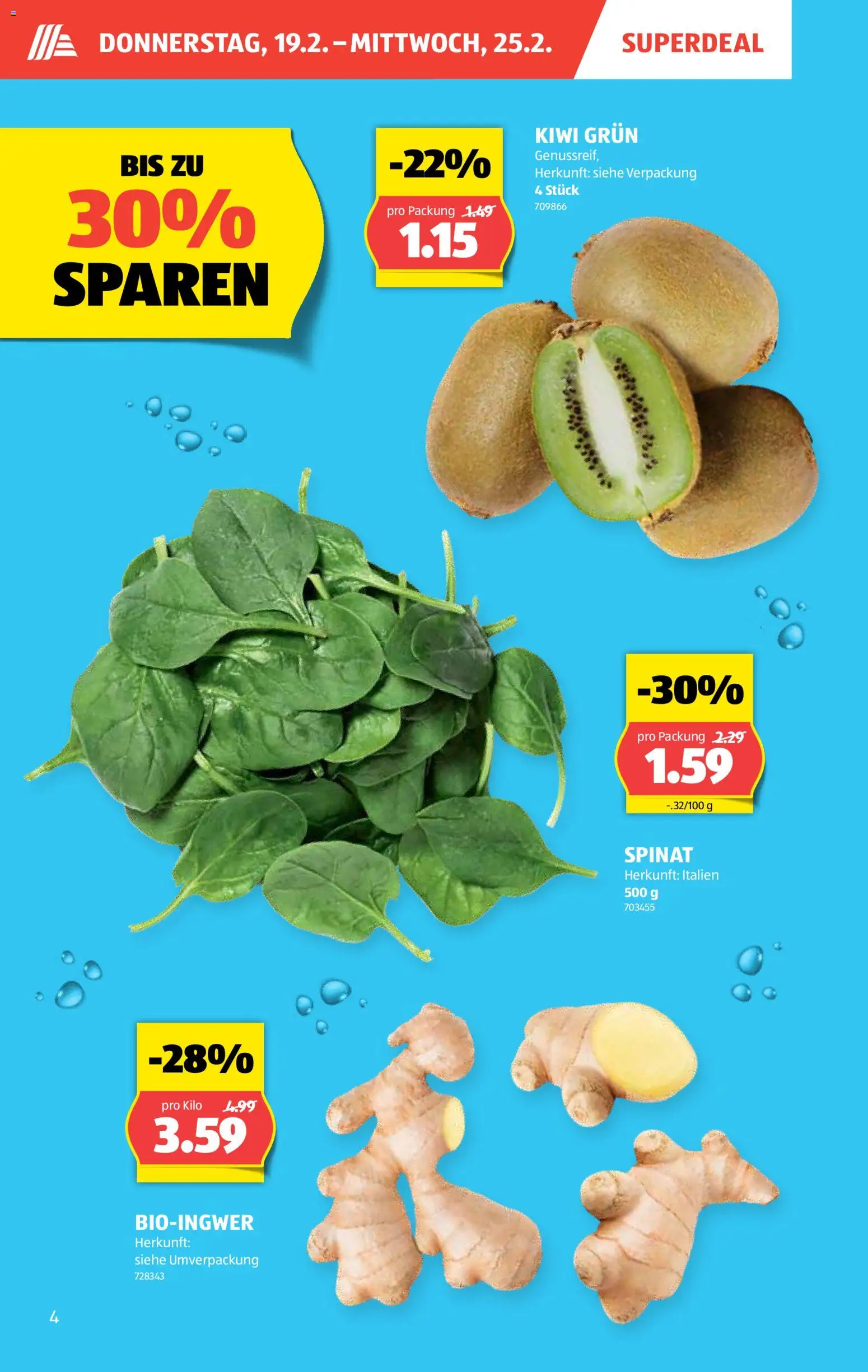 Aldi Aktionen – gültig ab 19.02.2026 | Seite: 5 | Produkte: Kiwi