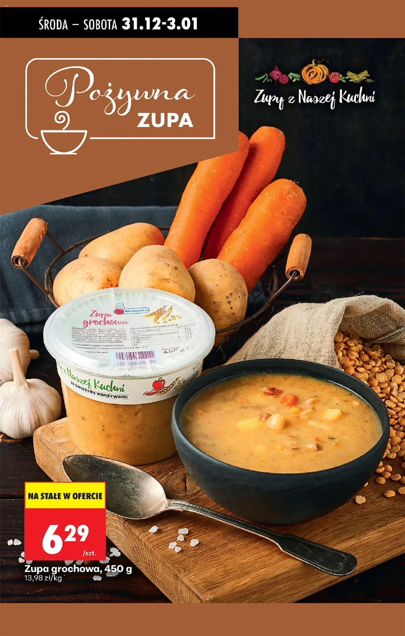 Biedronka gazetka - Oferta w tym tygodniu od 31.12.2025 | Strona: 31 | Produkty: Zupa