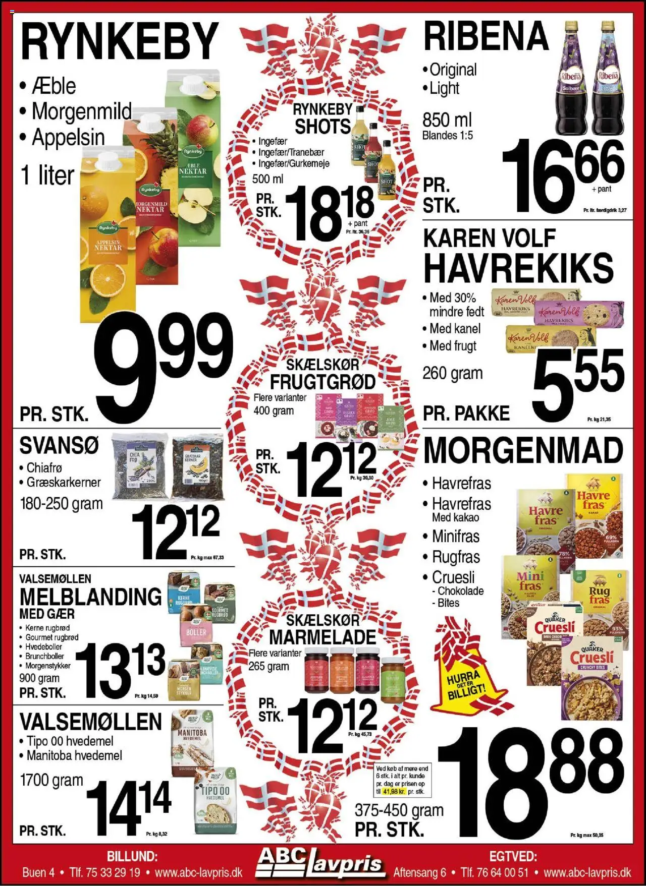 Abc Lavpris Tilbudsavis gyldig fra 27.08.2025 | Side: 2 | Produkter: Hvedemel, Kakao, Rugbrød, Solbær