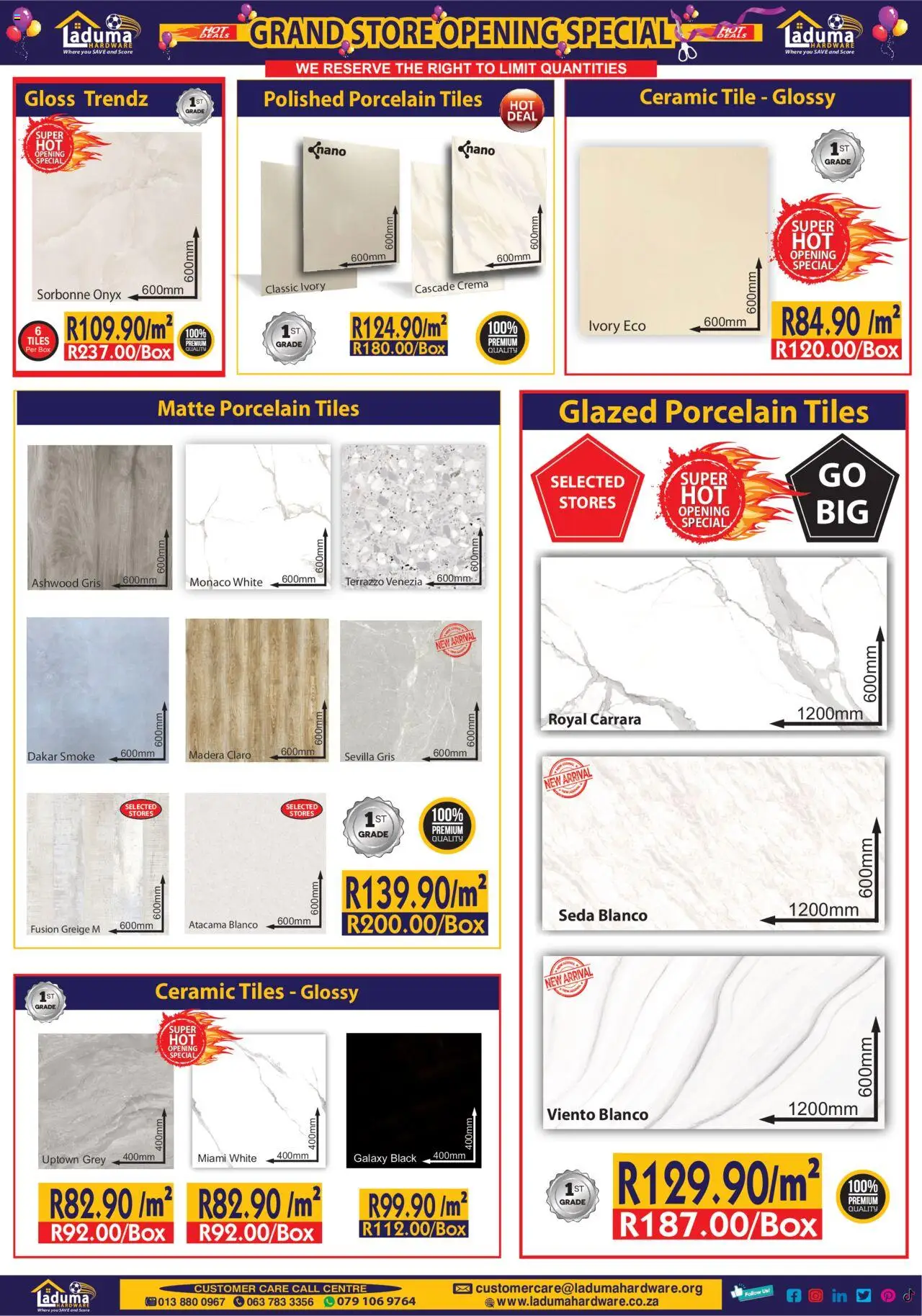 New Laduma Hardware catalogue – valid from 25.09.2025 | Page: 9 | Products: Gloss, Box