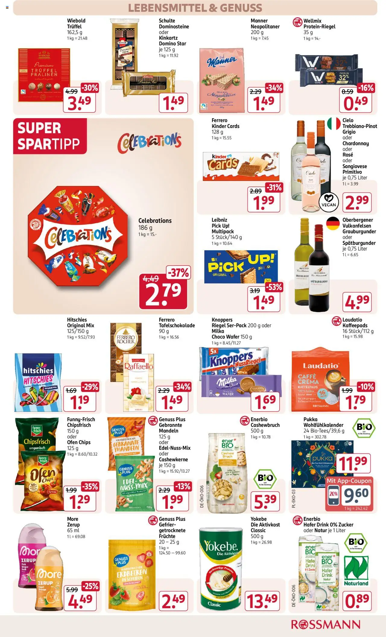 Rossmann Prospekt 	 – gültig ab 13.10.2025 | Seite: 15 | Produkte: Raffaello, Ofen, Celebrations, Chips