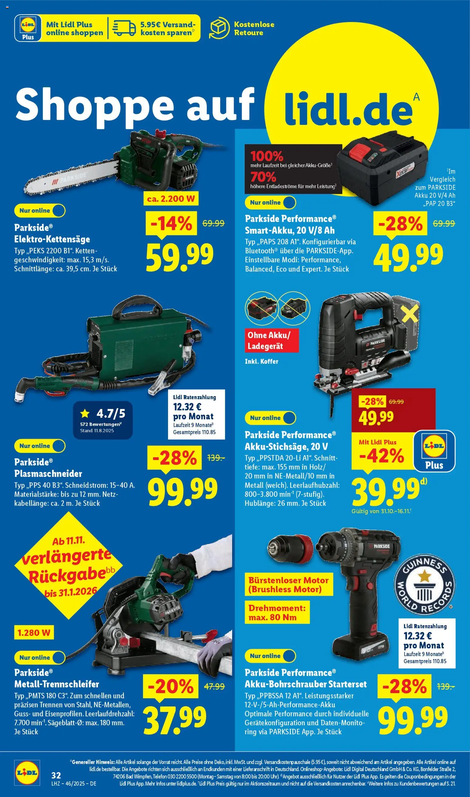 Lidl Prospekt Nagold – gültig ab 10.11.2025 | Seite: 46 | Produkte: Bad, Koffer, Ladegerät, Telefon