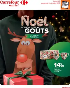 Carrefour Market - Prévisualisation de Carrefour Market Un noël pour tous les goûts valide à partir de 09.12.2025