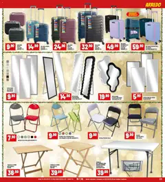 Anteprima del volantino Volantino RisparmioCasa	 valido a partire dal 26.11.2025 | Pagina: 23 | Prodotti: Valigia, Tavolo, Sedia, Specchio