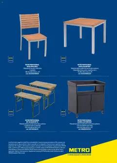 Anteprima del volantino Metro Hotel catalogo valido a partire dal 17.10.2025 | Pagina: 103 | Prodotti: Carrello, Tavolo, Sedia, Armadietto