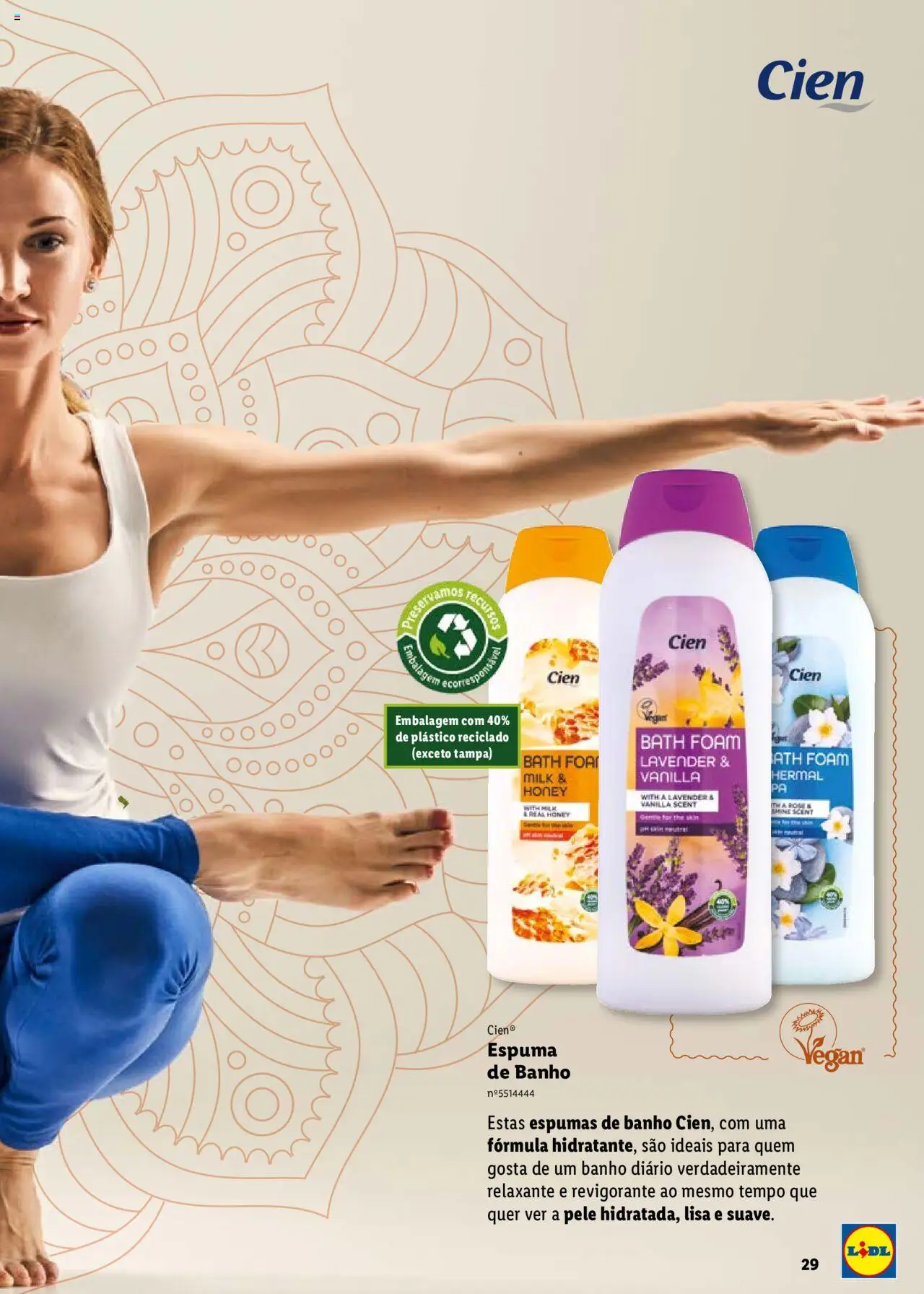 Lidl Cien - Beleza Inteligente │ válido de 26.02.2024 | Página: 29 | Produtos: Banho