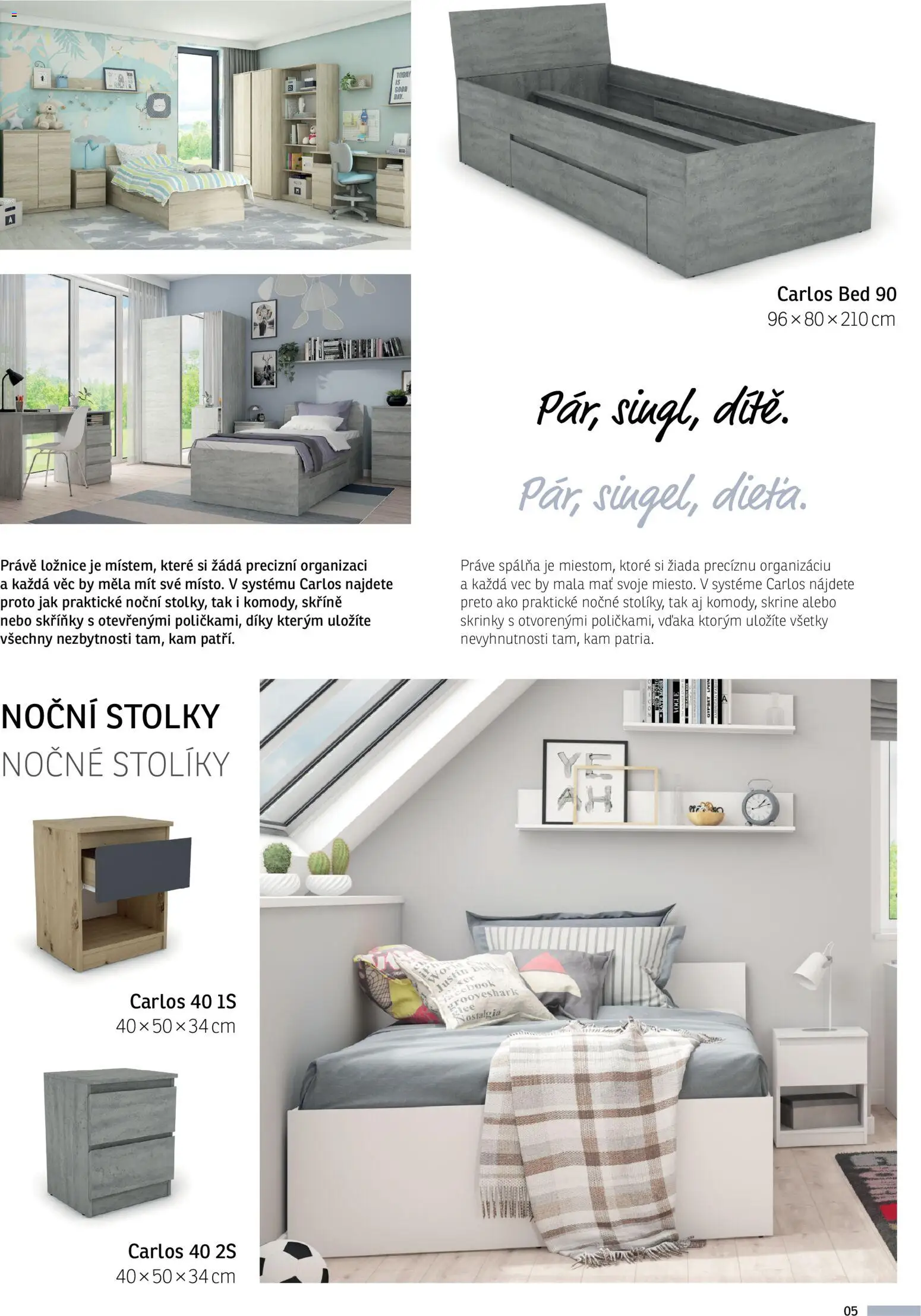 ASKO nábytek leták - Variabilní program Carlos od 01.01.2026 | Strana: 5 | Produkty: Skříně