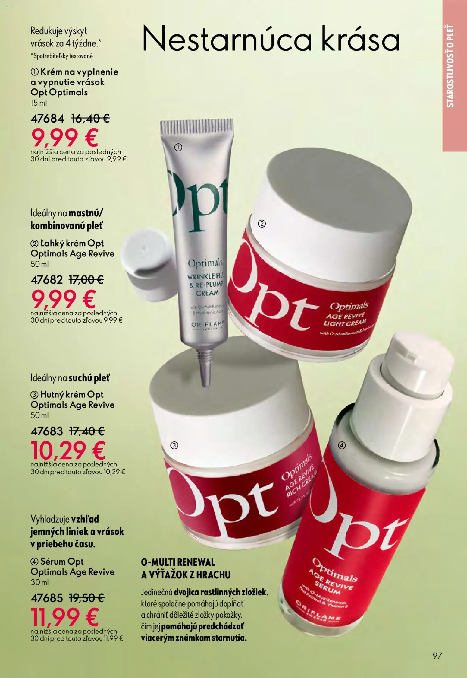 Nové Oriflame akcie – leták je platný od 15.04.2026 | Strana: 97 | Produkty: Krém