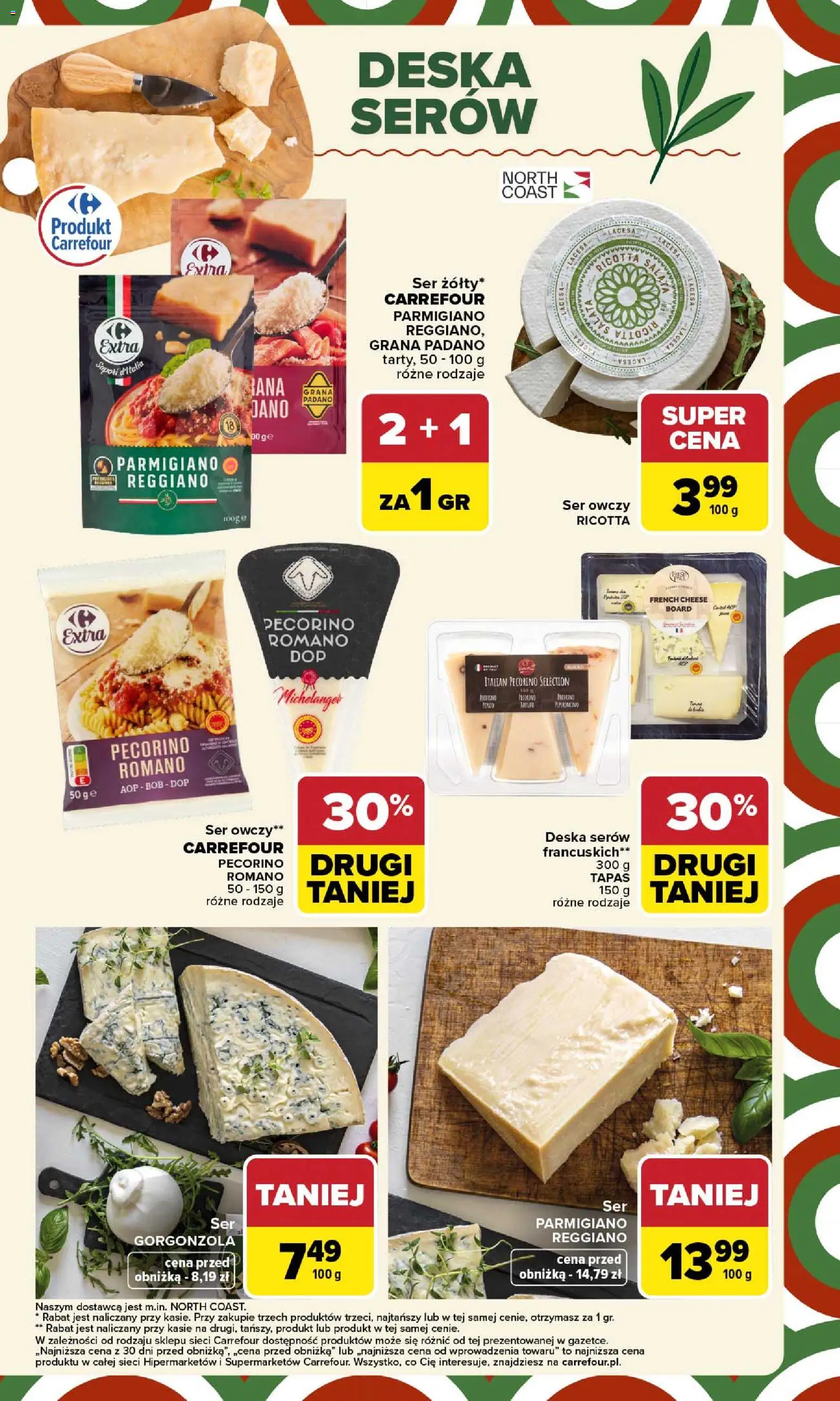 Carrefour Gazetka - Kuchnia włoska od 12.01.2026 | Strona: 7 | Produkty: Grana padano, Bób, Ser, Ricotta