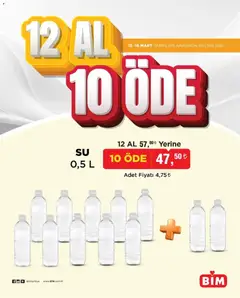 13.03.2026 tarihinden itibaren geçerli olan BİM kataloğu önizlemesi