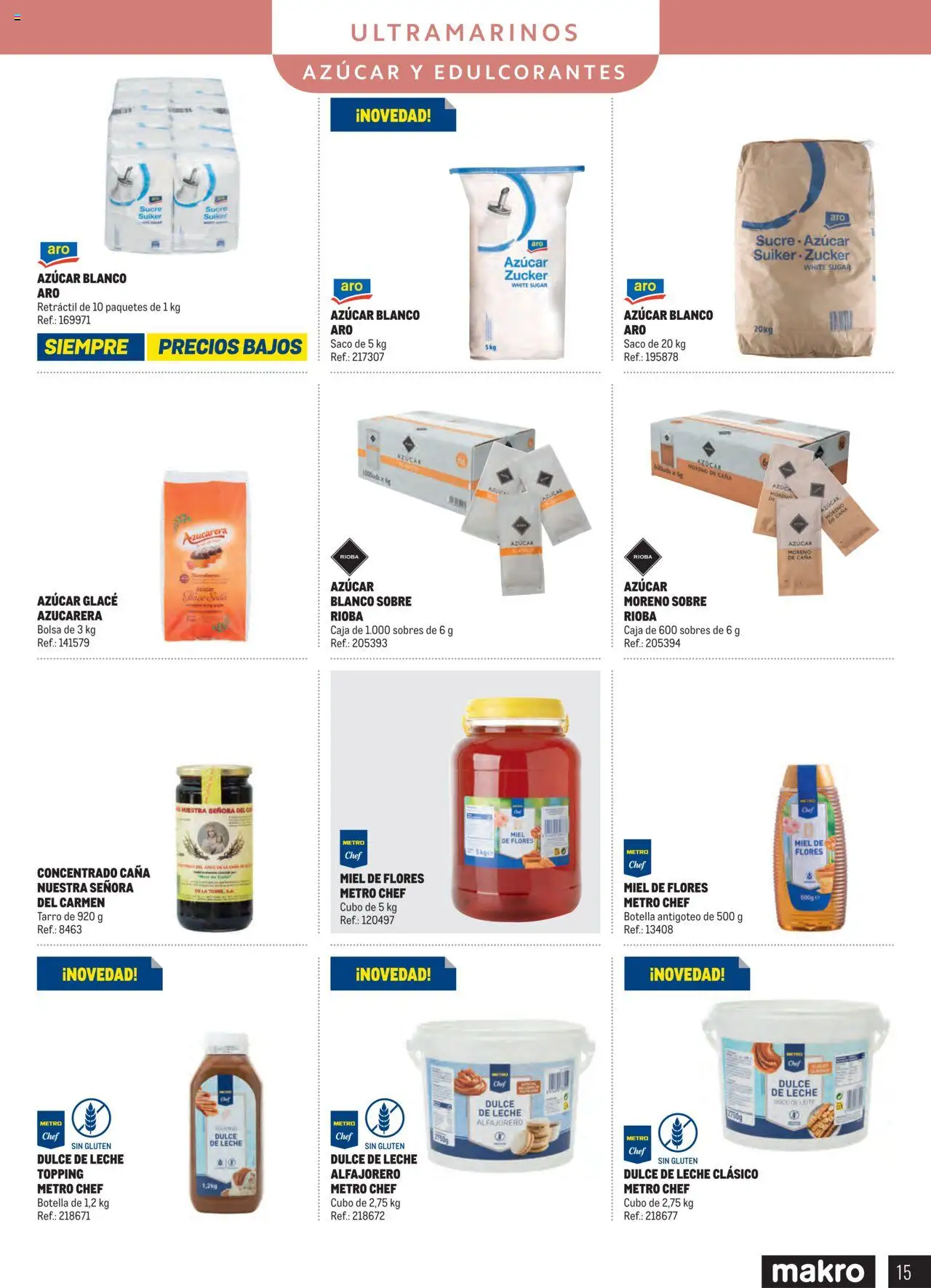 Makro - Despensa Península │ válido desde el 04.03.2025 | Página: 15 | Productos: Leche, Bolsa, Horno, Caja