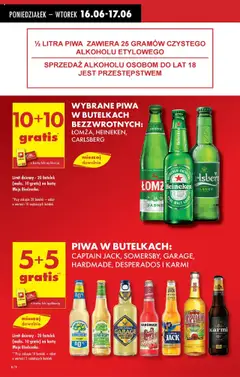 Biedronka gazetka od 16.06.2025 | Strona: 12 | Produkty: Karta, Tequila, Somersby, Heineken
