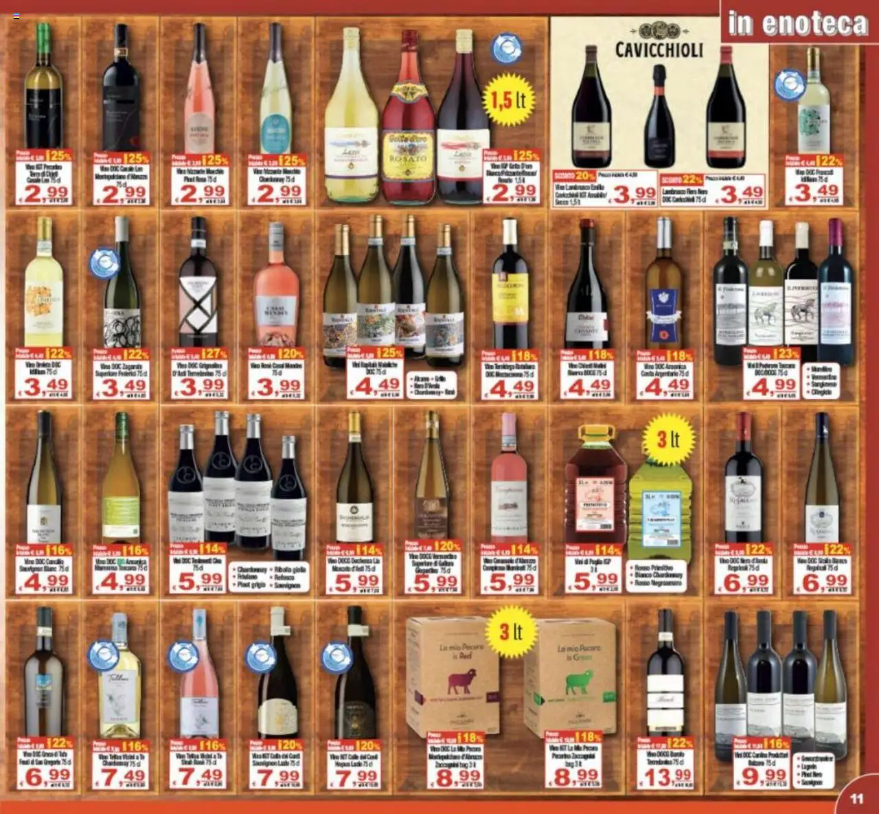 Volantino CTS del 17.09.2025 | Pagina: 11 | Prodotti: Vino, Enoteca