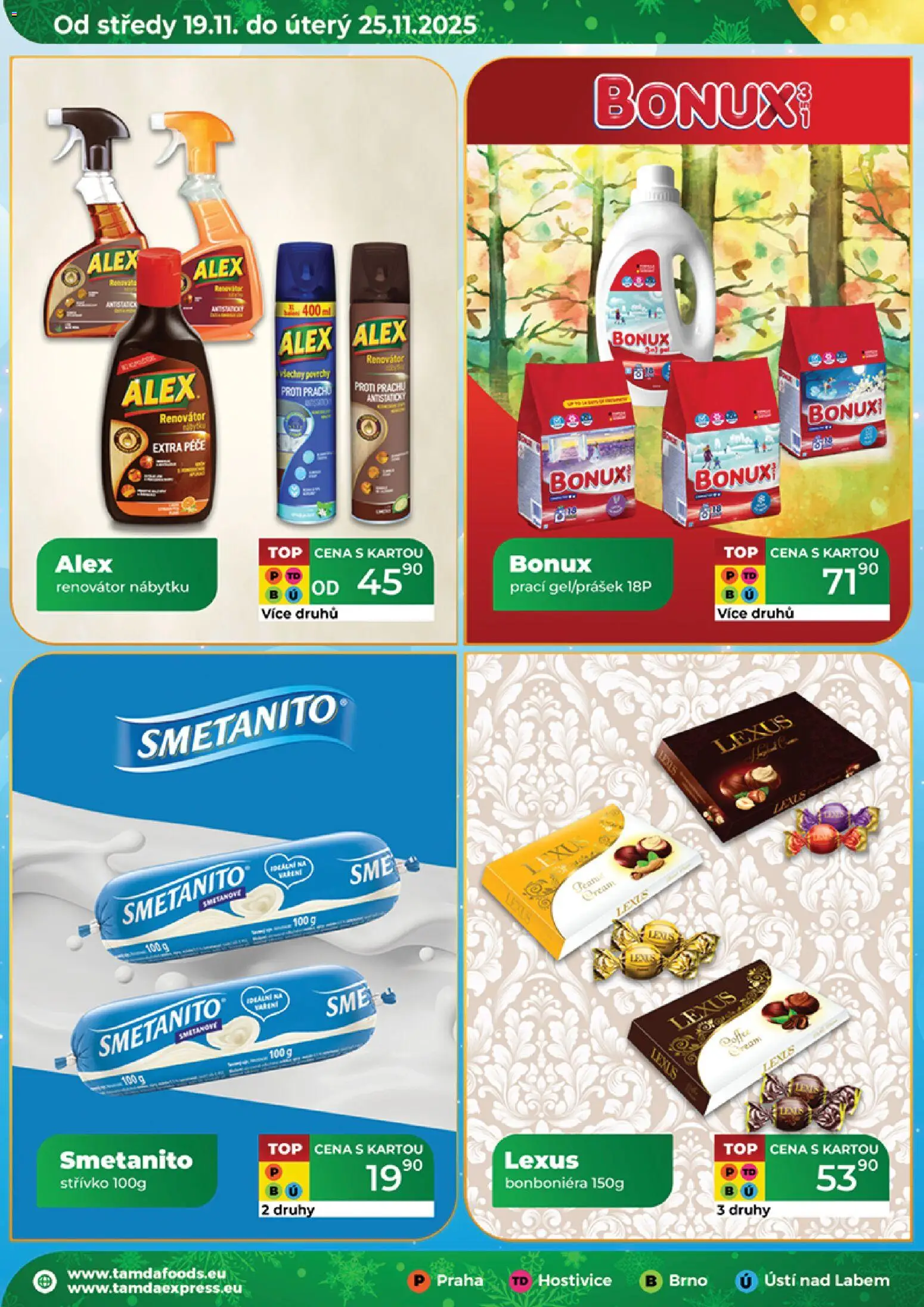 Tamda Foods leták od 26.11.2025 | Strana: 22 | Produkty: Bonboniéra, Bonux