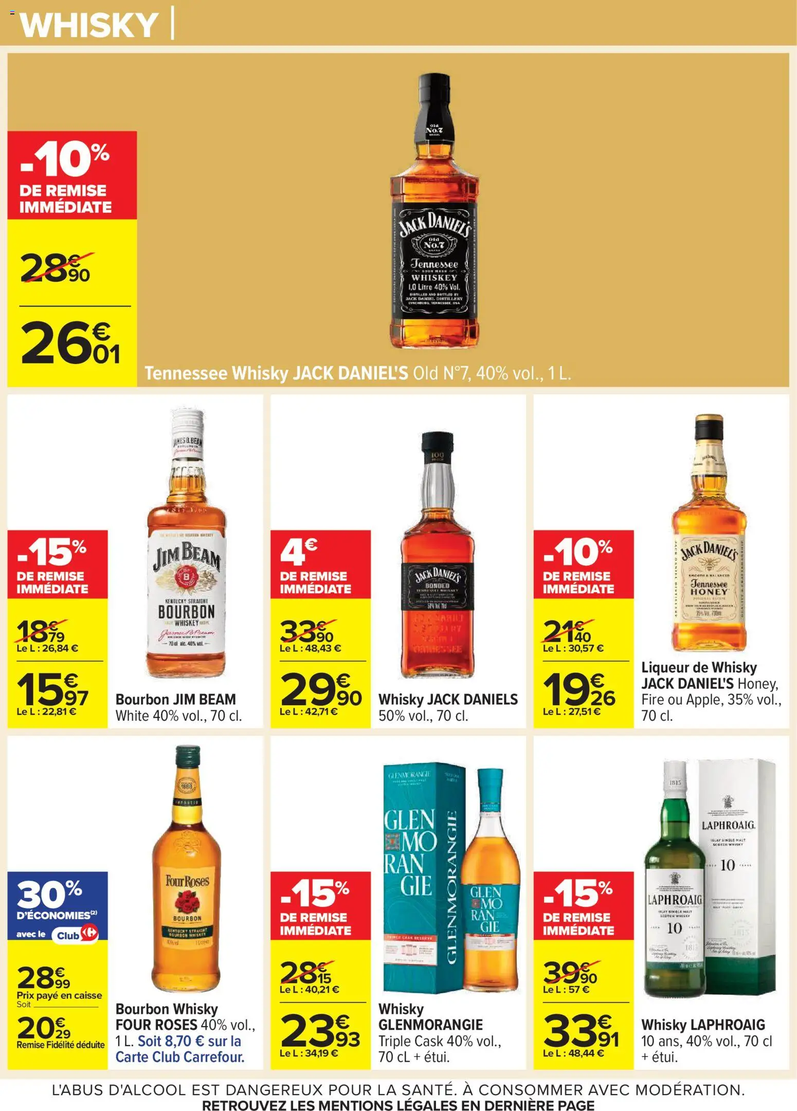 {H1} | Page: 10 | Produits: Whisky, Étui, Four, Liqueur