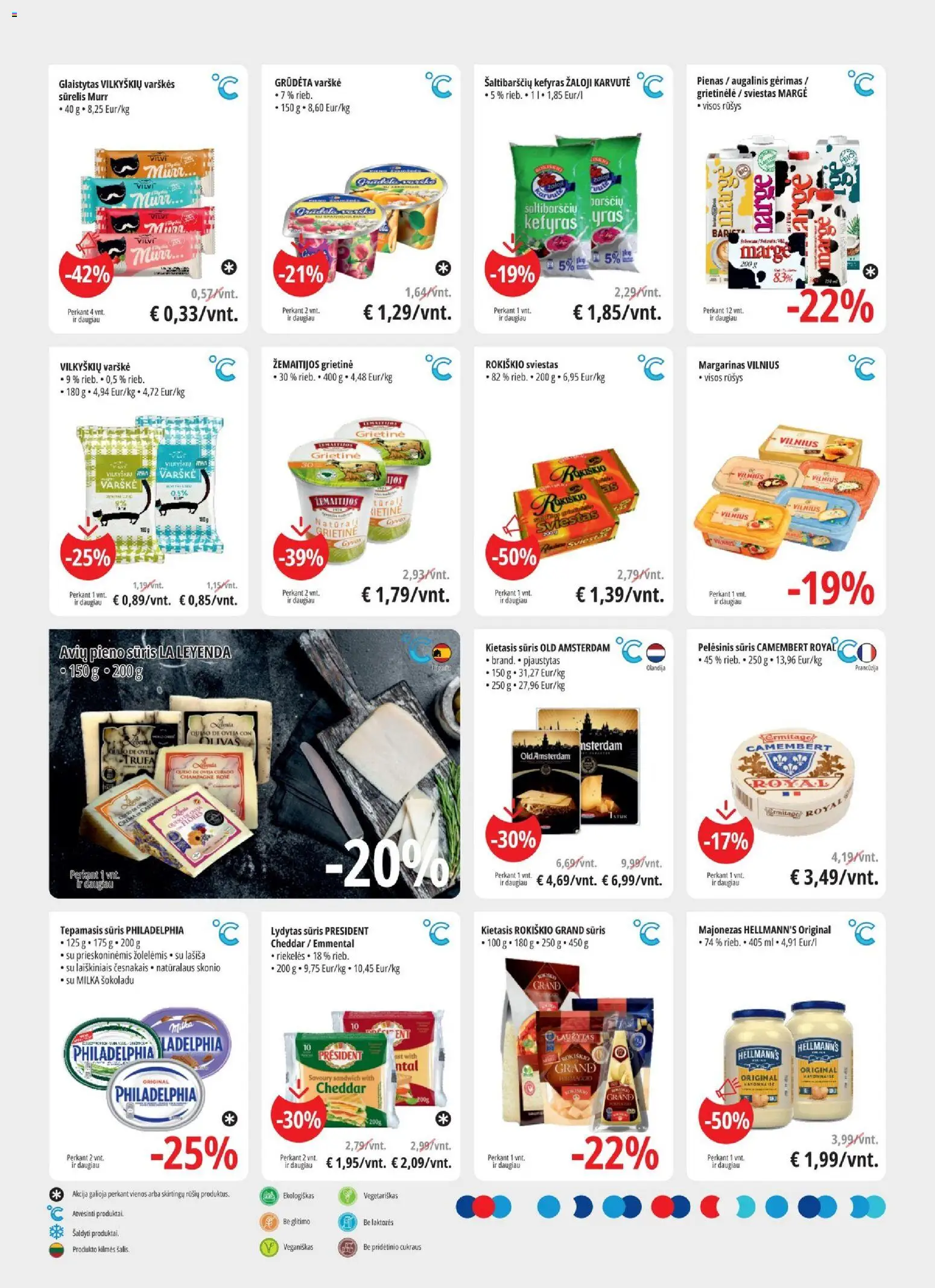 ePromo akcijos nuo 29.04.2026 | Puslapis: 2 | Prekių: Sūrelis, Pienas, Varškė, Lydytas sūris