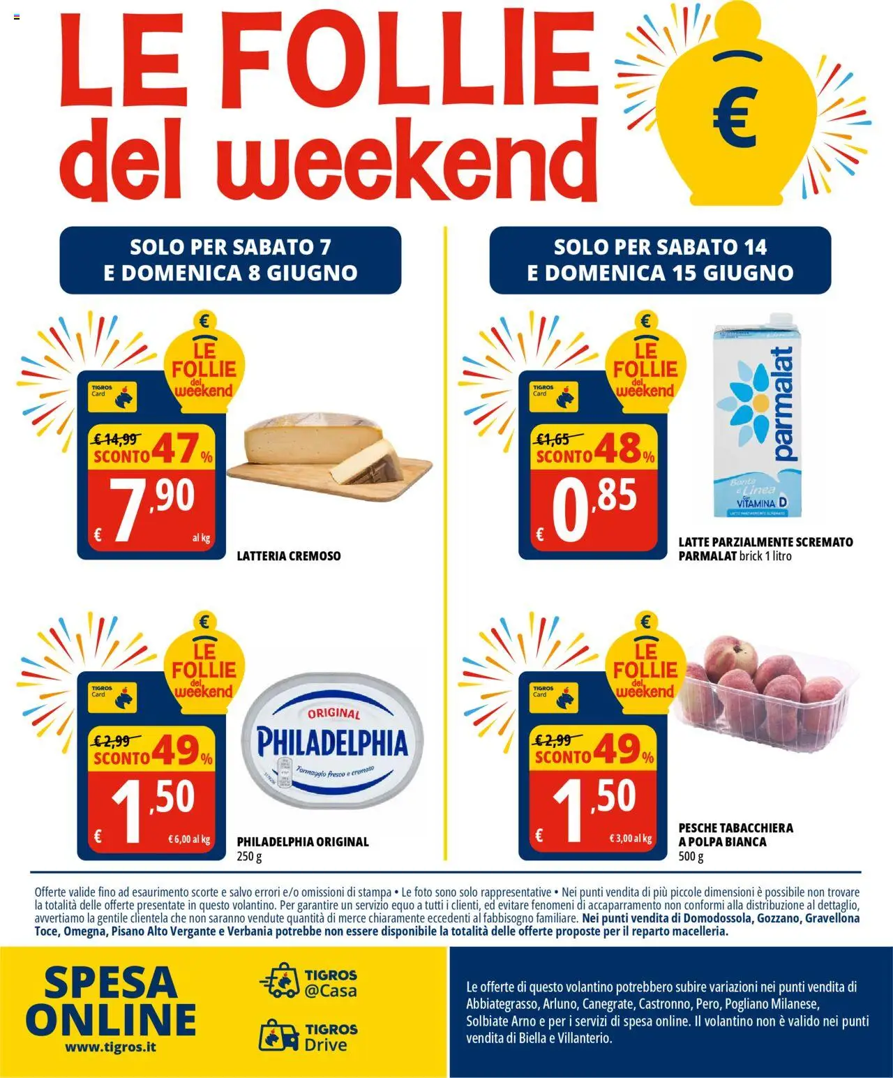 Volantino Tigros del 04.06.2025 | Pagina: 32 | Prodotti: Latte, Formaggio, Latte parzialmente scremato, Stampa