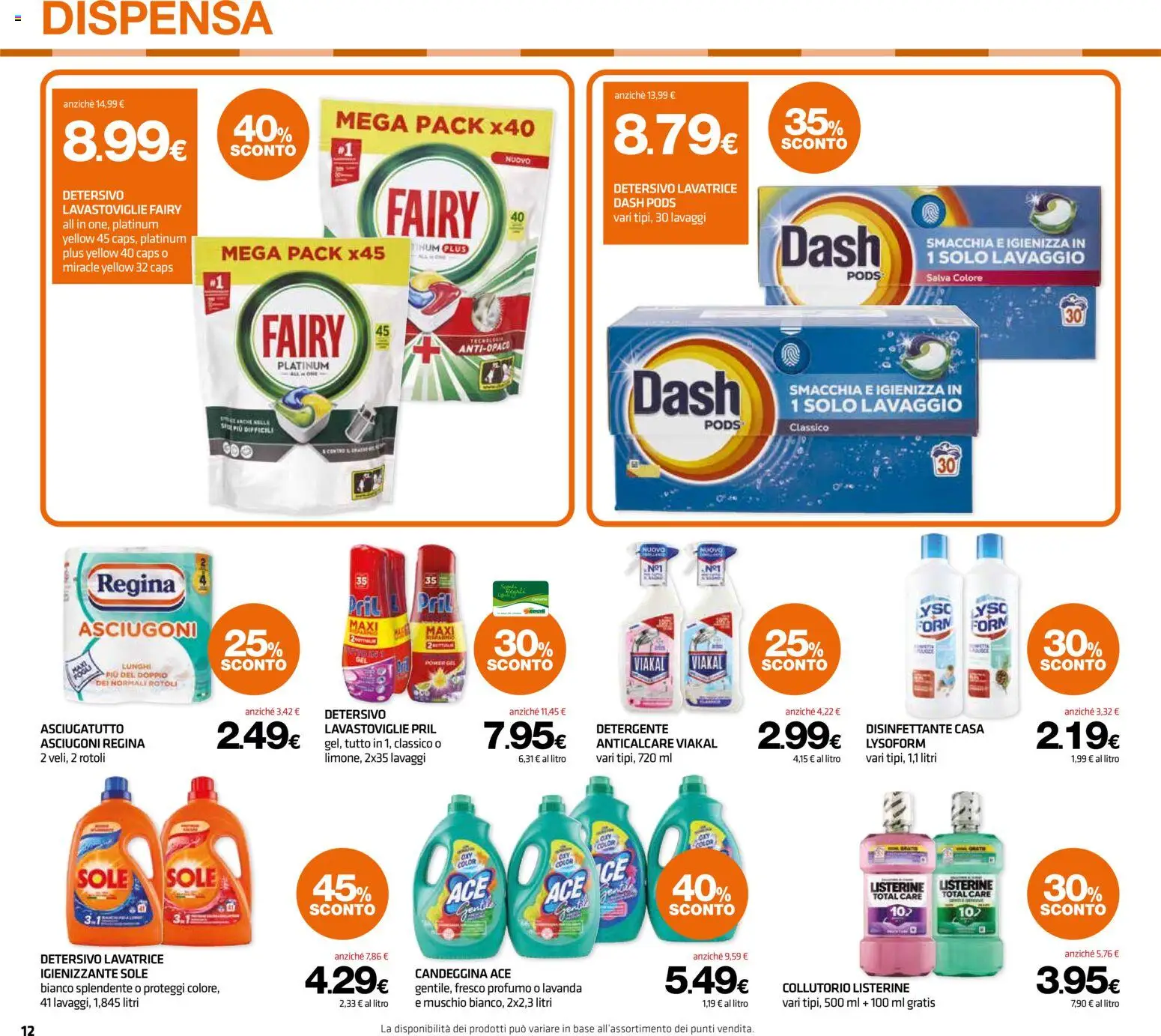 Volantino Superconti del 26.02.2026 | Pagina: 13 | Prodotti: Collutorio, Candeggina, Lavatrice, Asciugatutto