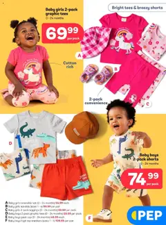 PEP Stores specials catalogue – valid from 24.09.2025 | Page: 7 | Products: Leggings, Shorts, Sneakers, Cap