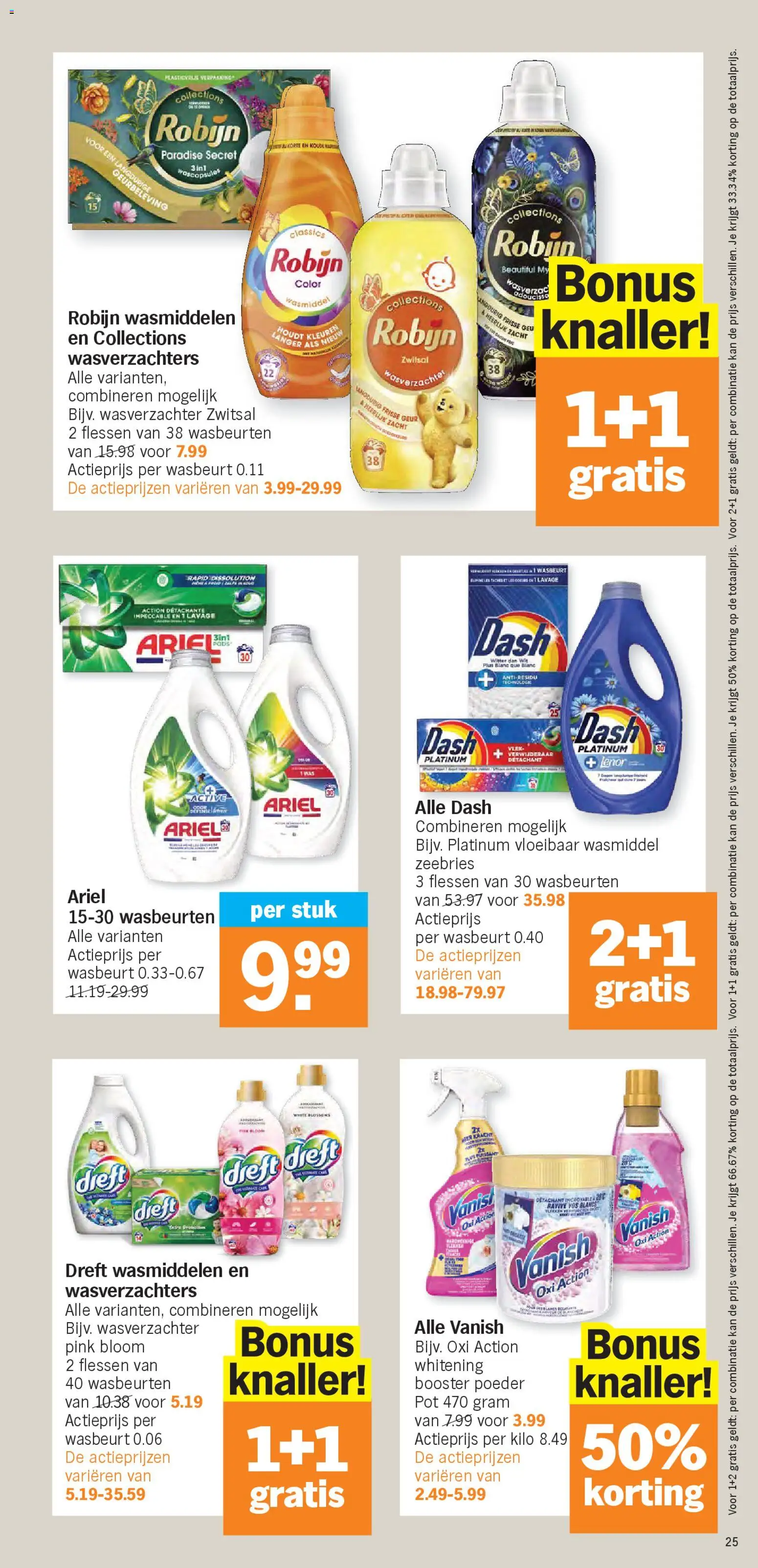 {H1} | Pagina: 25 | Producten: Geur, Wasmiddel, Pot, Kan