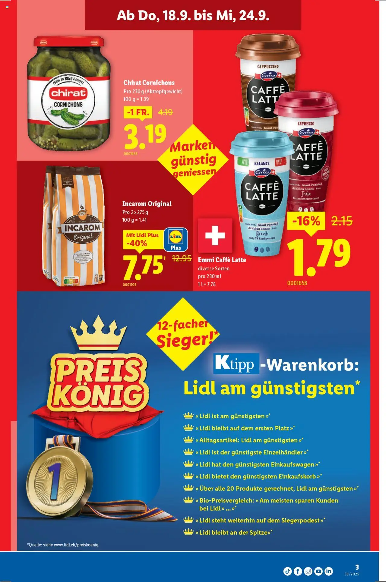 Lidl Aktionen St. Gallen – gültig ab 18.09.2025 | Seite: 3