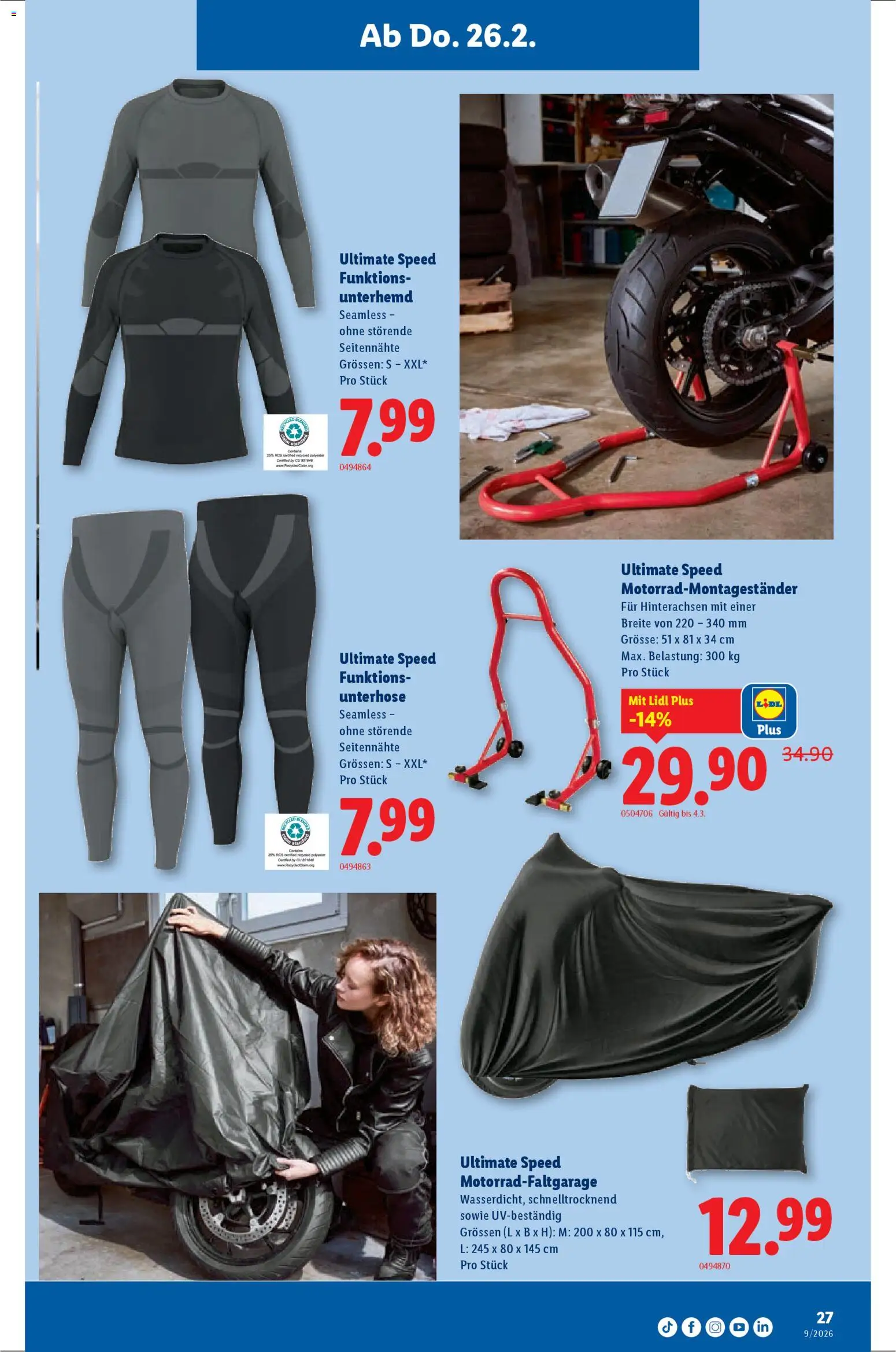 Lidl Aktionen – gültig ab 26.02.2026 | Seite: 27 | Produkte: Unterhemd