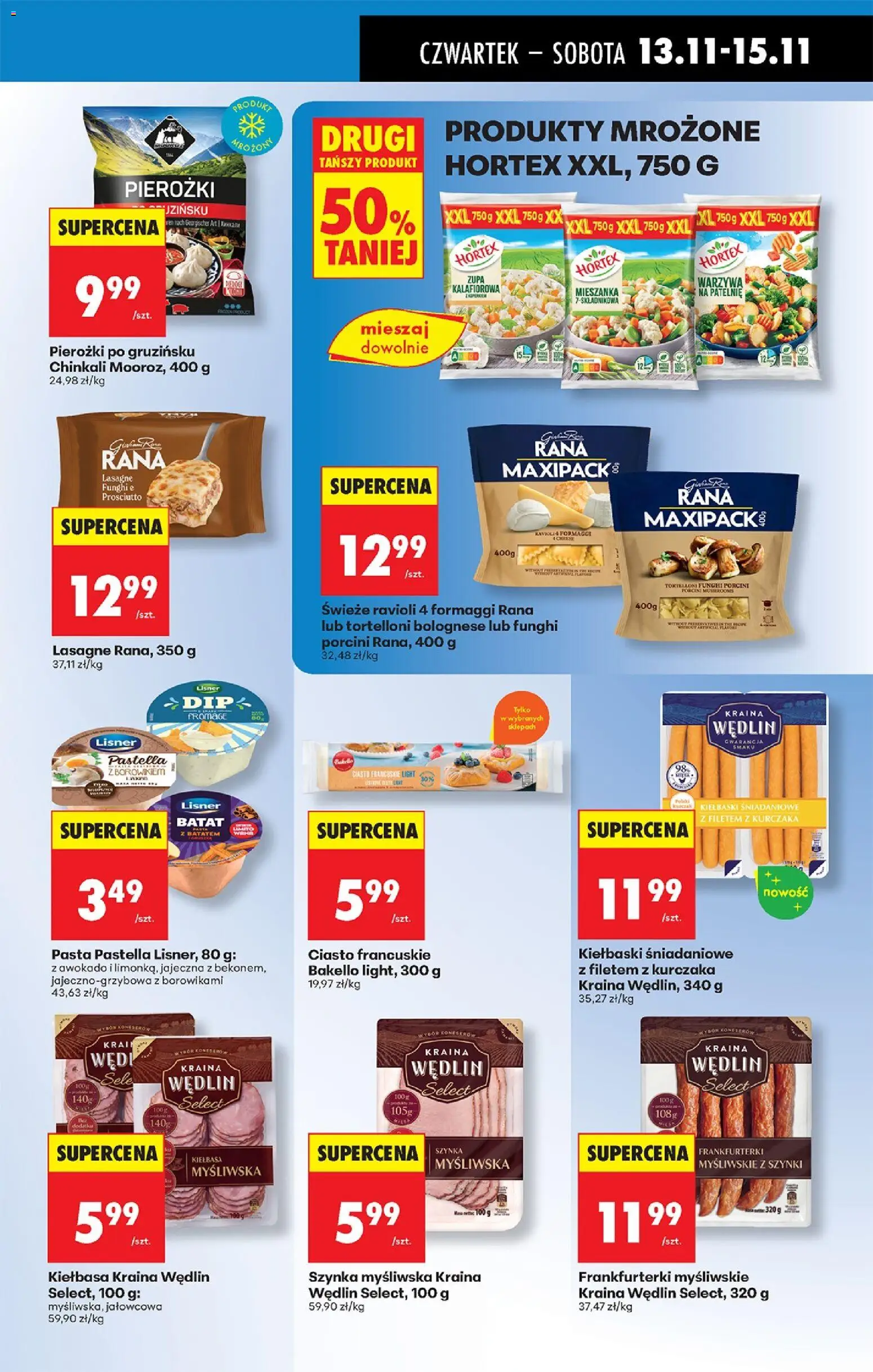 Biedronka gazetka - Oferta w tym tygodniu od 13.11.2025 | Strona: 33 | Produkty: Kiełbasa, Lasagne, Kiełbaski, Szynka