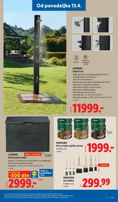 LIVARNO Univerzalna kutija, Idealna za baštenski alat, alat ili pribor za navodnjavanje Jednostavna, bezalatna montaža Dimenzije: cca 77,5 x 44,5 x 52,7 cm (Š x D x V) - pregled Lidl kataloga - važi od 09.04.2026 | Strana: 99