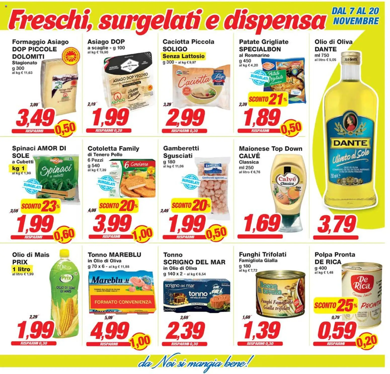 Volantino Prix del 07.11.2025 | Pagina: 11 | Prodotti: Rosmarino, Maionese, Olio, Tonno