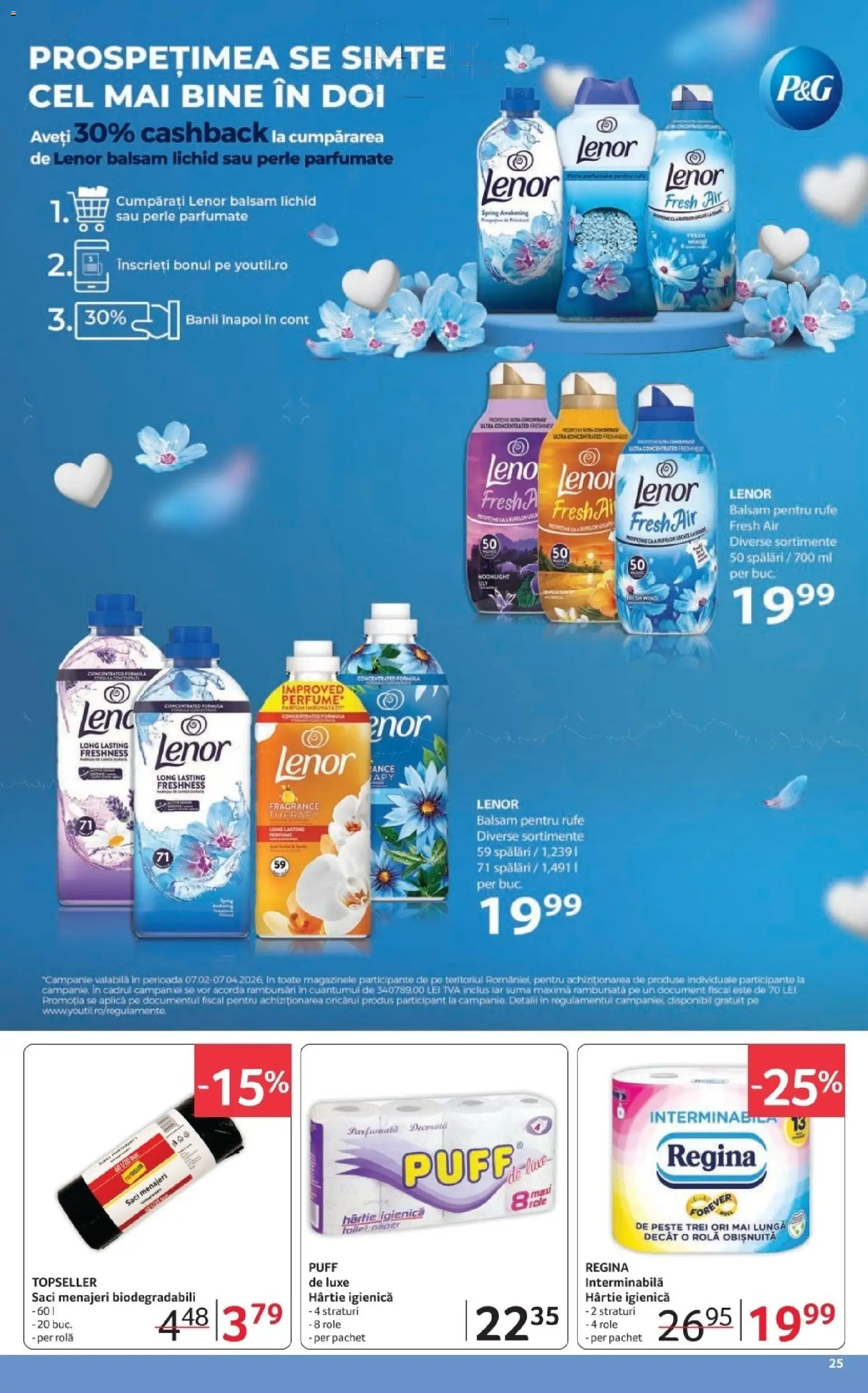 Noul catalog Selgros – valabil de la 06.03.2026 | Pagină: 25 | Produse: Akrilik boya, Saci menajeri, Role, Pește