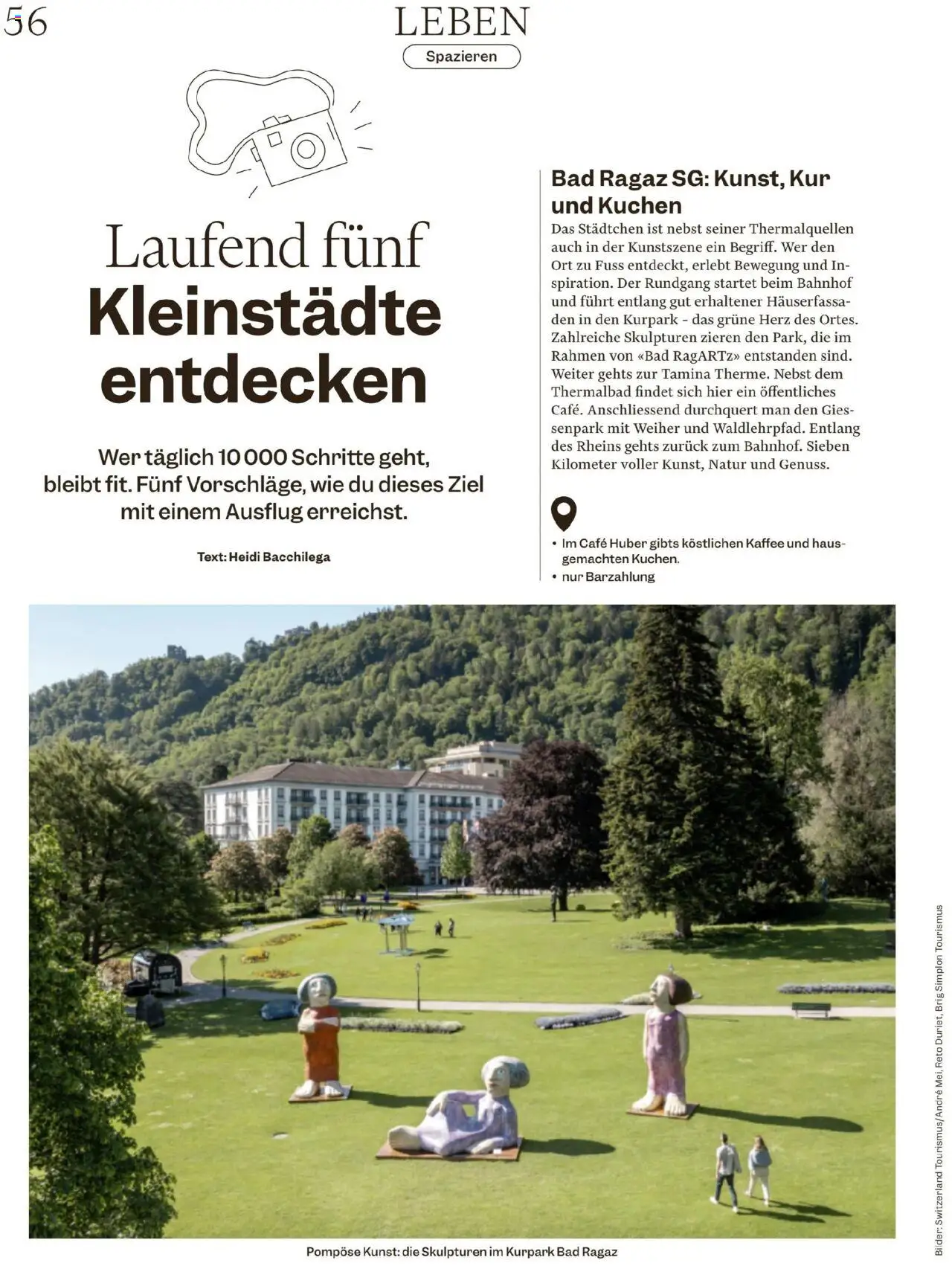 Migros Magazin ab 10.06.2025 | Seite: 56 | Produkte: Bad, Kaffee, Bilder