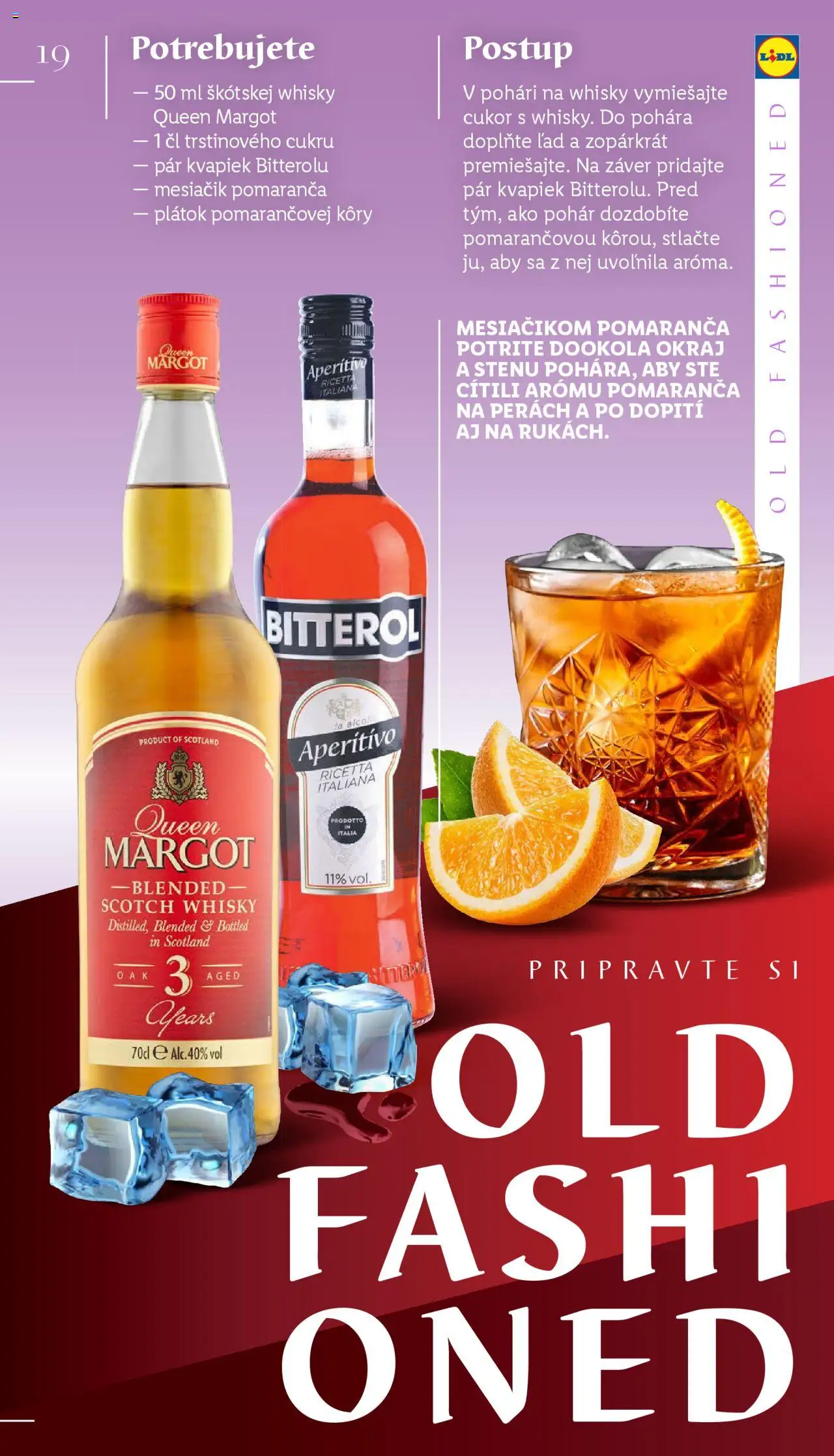 Lidl barmanská príručka │ platný od 03.06.2025 | Strana: 19 | Produkty: Cukor, Whisky