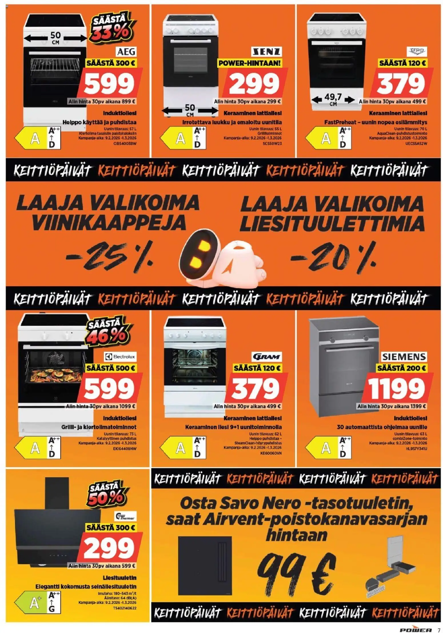Power - POWER HINTAAN Viikon mainoslehti – voimassa 21.03.2026 alkaen | Sivu: 7 | Tuotteet: Grilli
