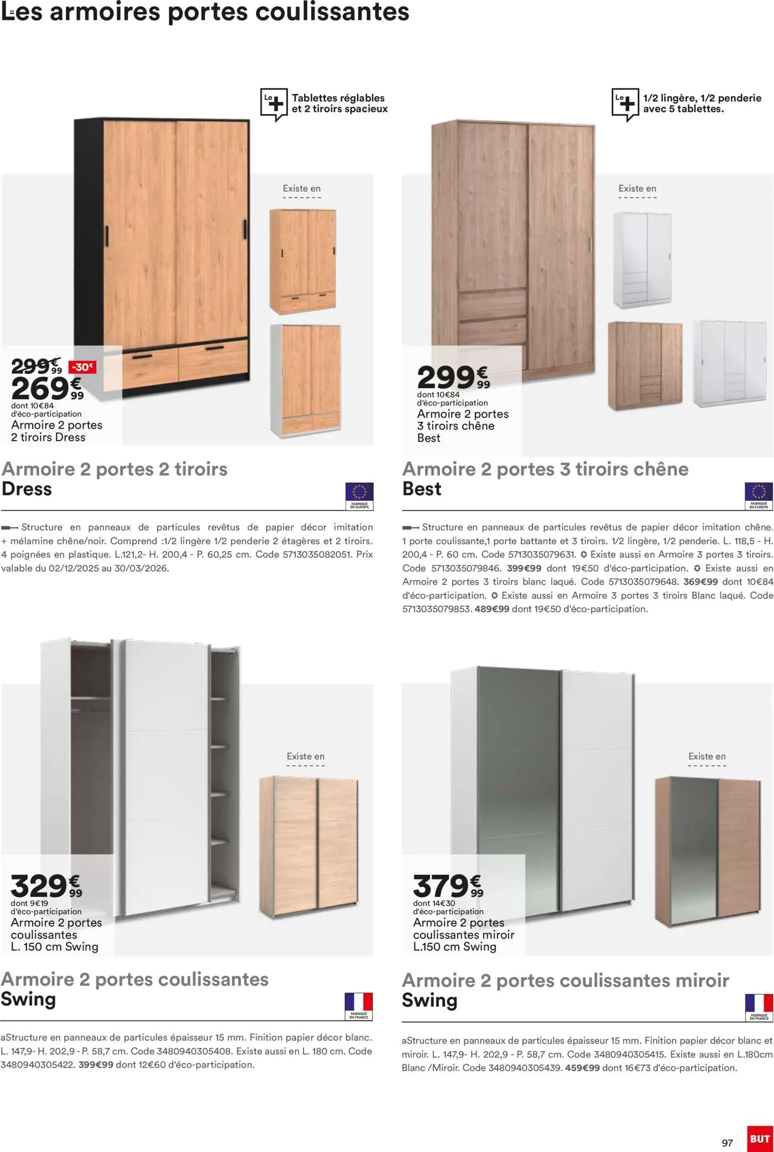 {H1} | Page: 97 | Produits: Poignées, Armoire, Portes, Tiroirs